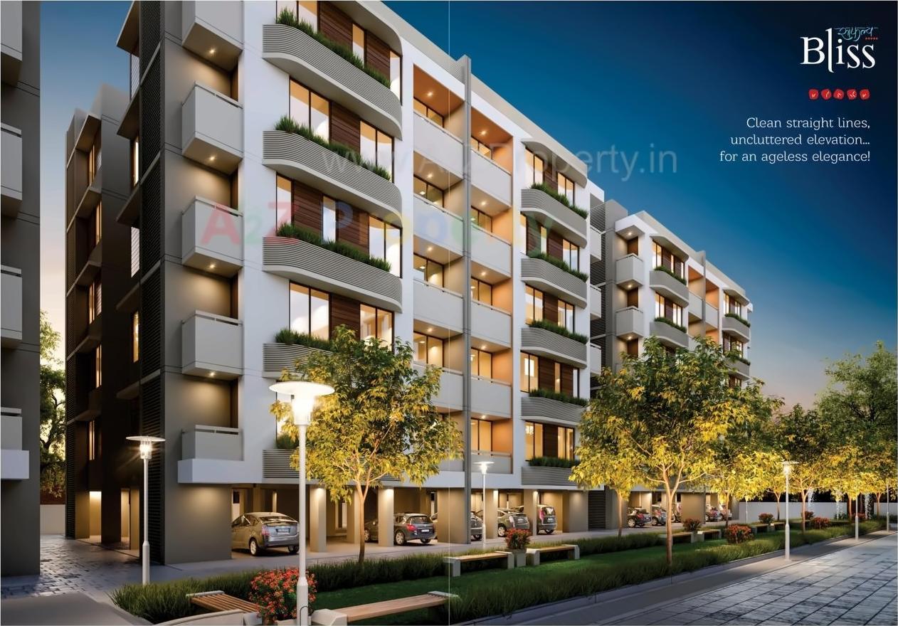 3D Elevation of real estate project Safalaya Bliss located at Kalali, Vadodara, Gujarat