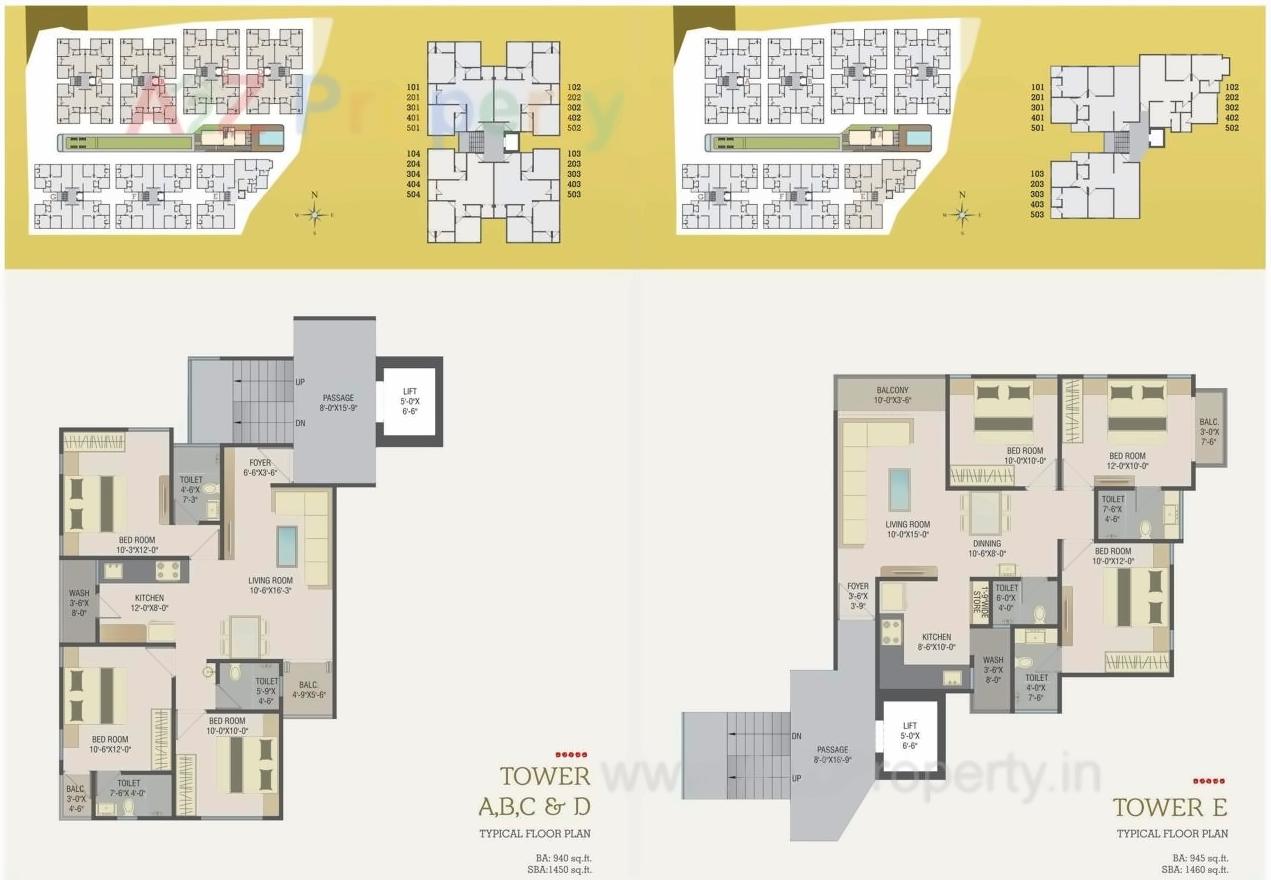 Layout of real estate project Safalaya Bliss located at Kalali, Vadodara, Gujarat