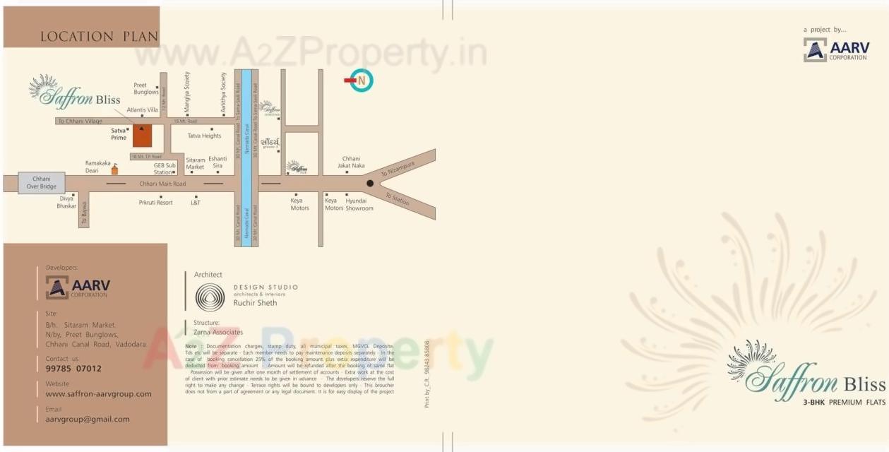  of real estate project Saffron Bliss (tower B   C) located at Chhani, Vadodara, Gujarat