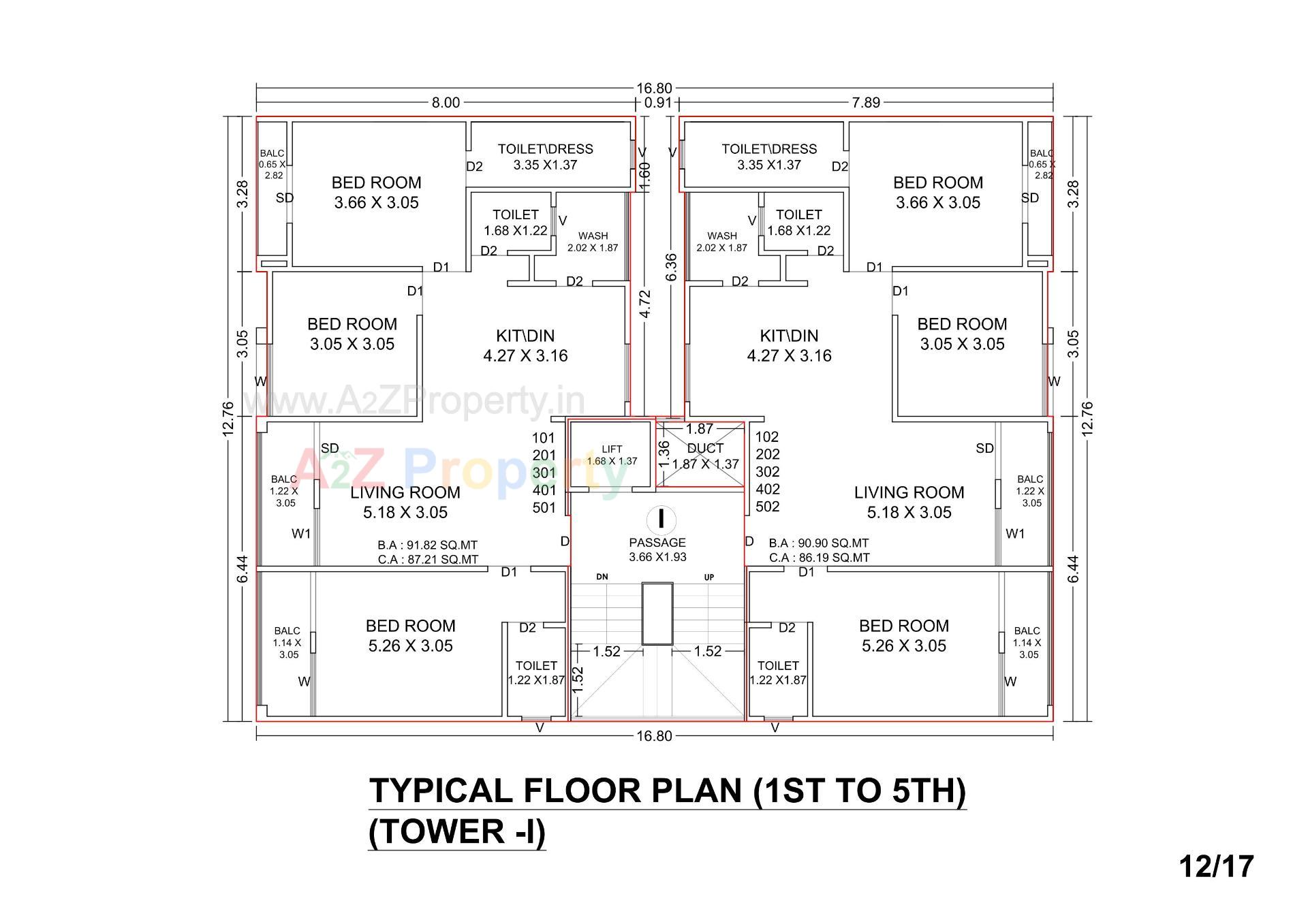 Layout of real estate project Sahaj Florencia located at Jambuva, Vadodara, Gujarat