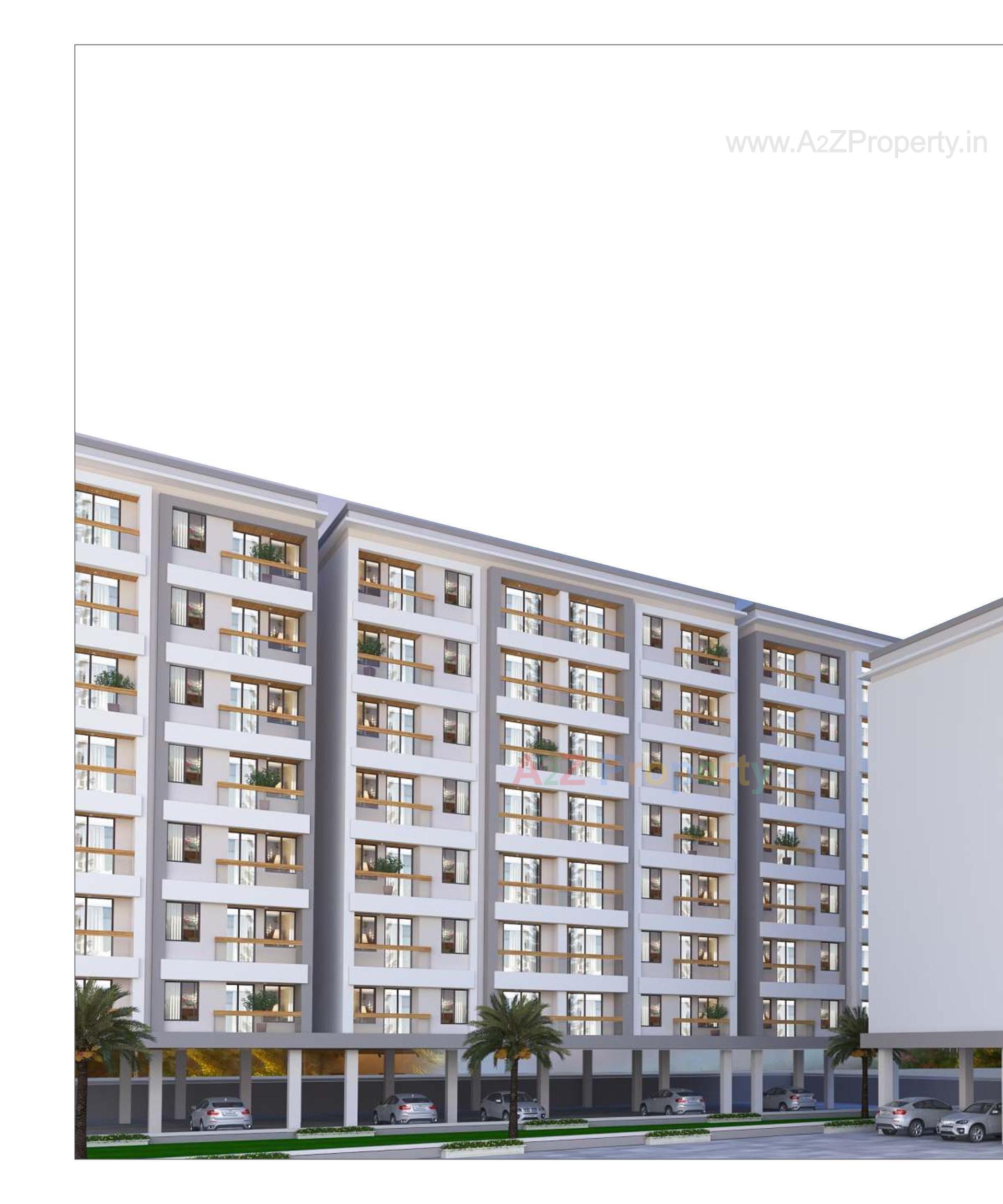 3D Elevation of real estate project Sahaj Florencia located at Jambuva, Vadodara, Gujarat