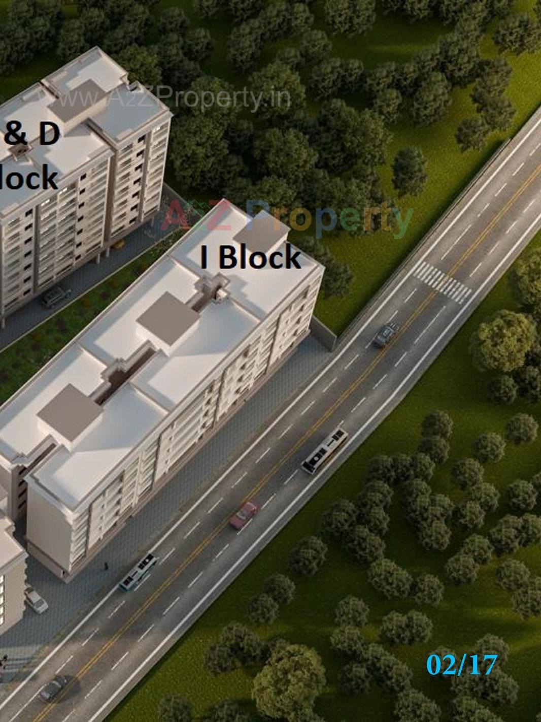 3D Elevation of real estate project Sahaj Florencia located at Jambuva, Vadodara, Gujarat