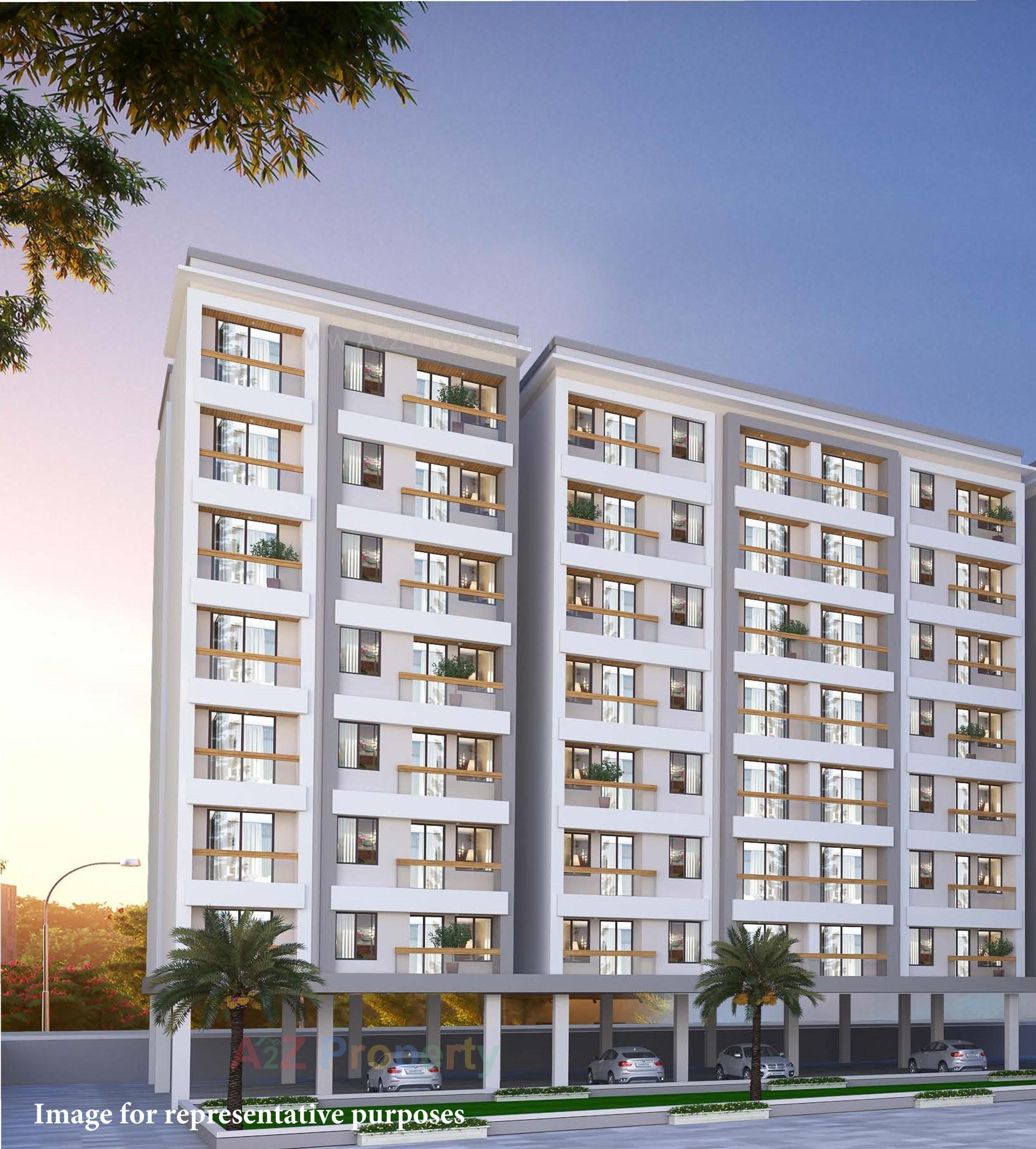 3D Elevation of real estate project Sahaj Florencia located at Jambuva, Vadodara, Gujarat