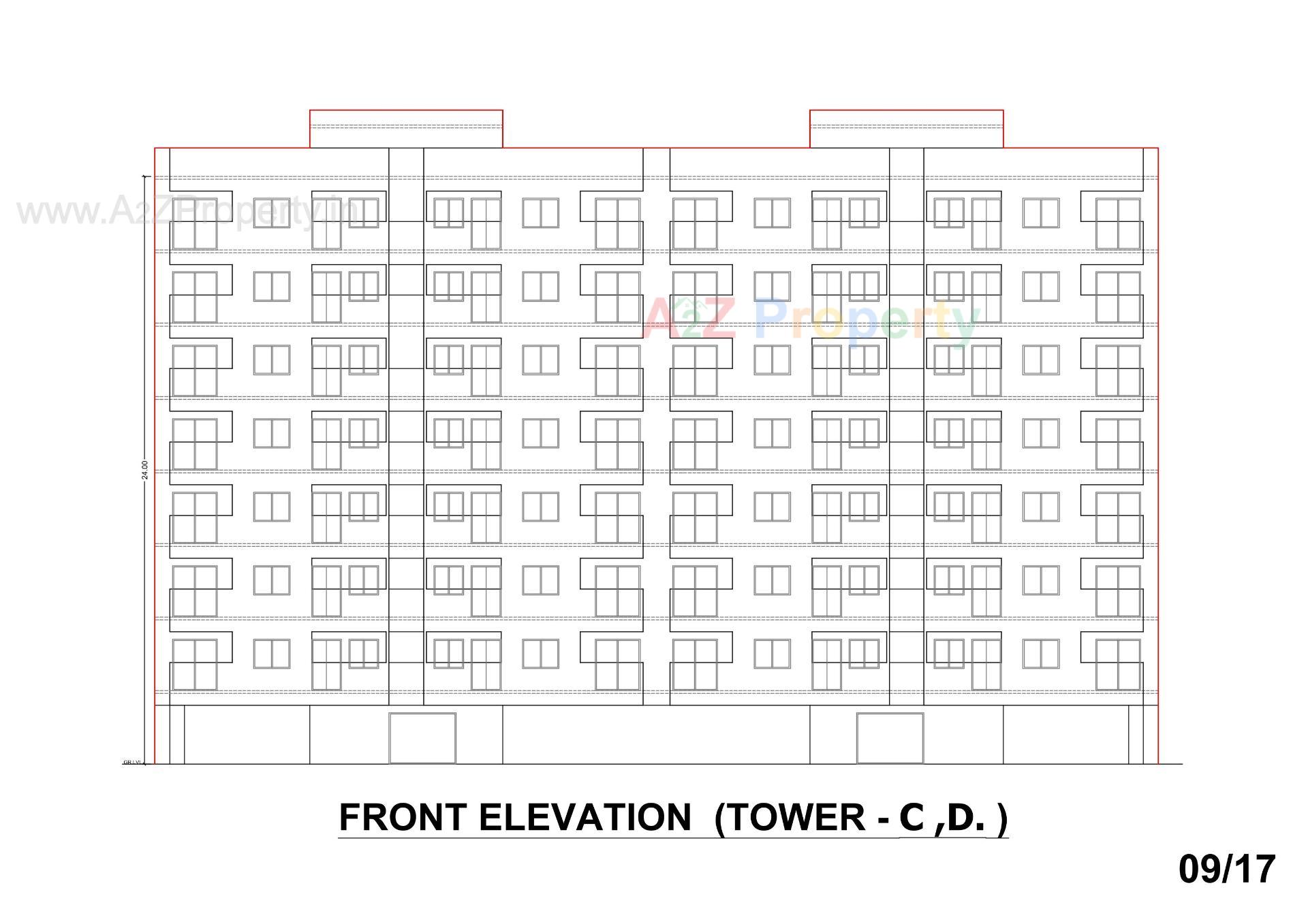 Layout of real estate project Sahaj Florencia located at Jambuva, Vadodara, Gujarat