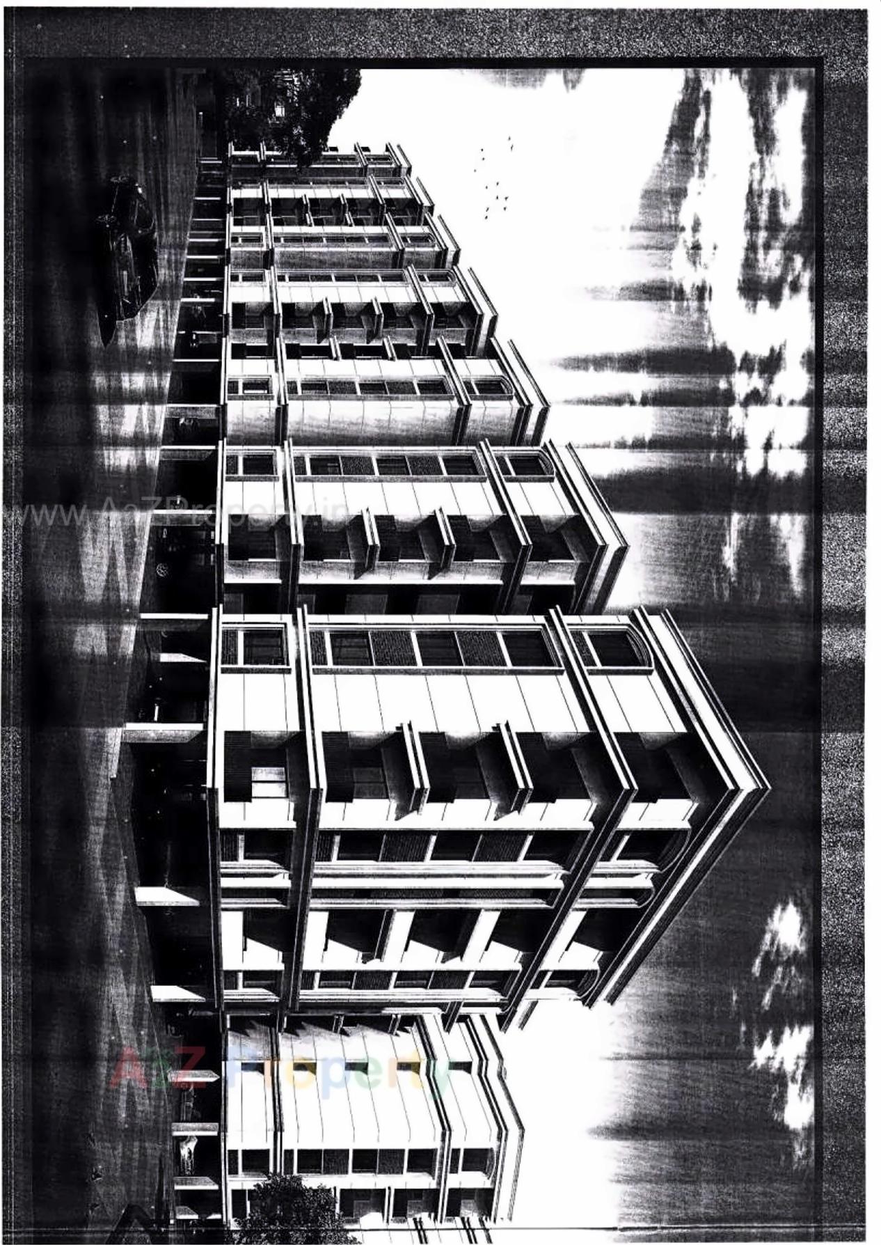 3D Elevation of real estate project Sahaj Residency located at Sayajipura, Vadodara, Gujarat