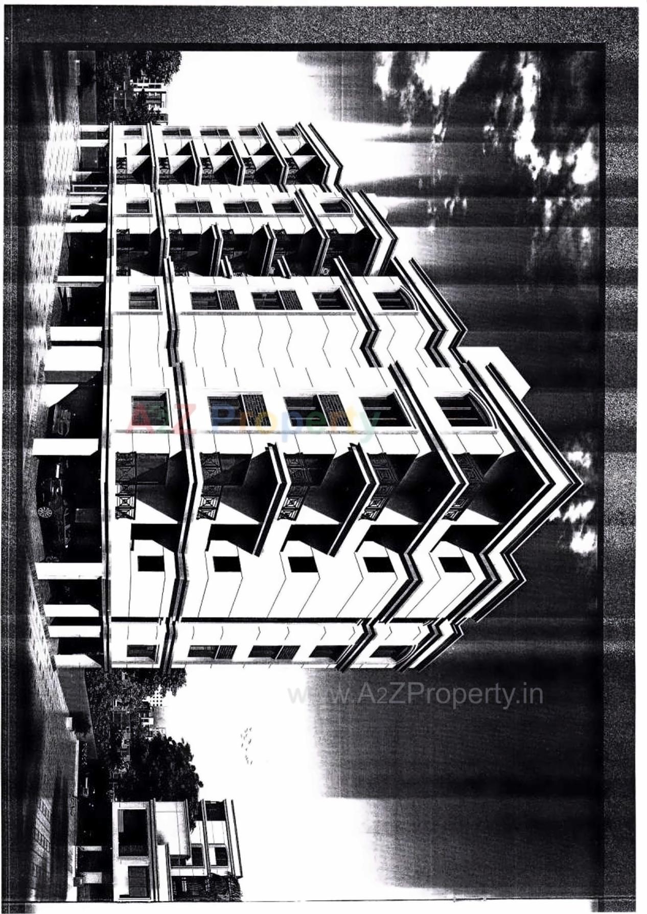 3D Elevation of real estate project Sahaj Residency located at Sayajipura, Vadodara, Gujarat