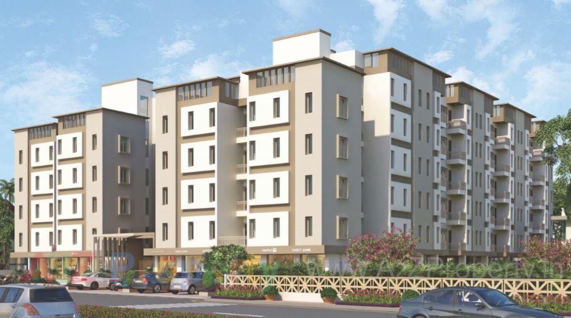 3D Elevation of real estate project Sahaj Sanidhya located at Vemali, Vadodara, Gujarat