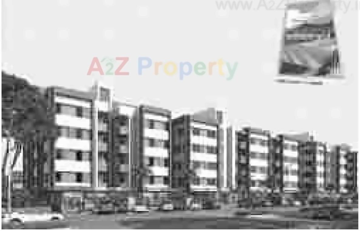 3D Elevation of real estate project Sahajanand Landmark located at Sayajipura, Vadodara, Gujarat