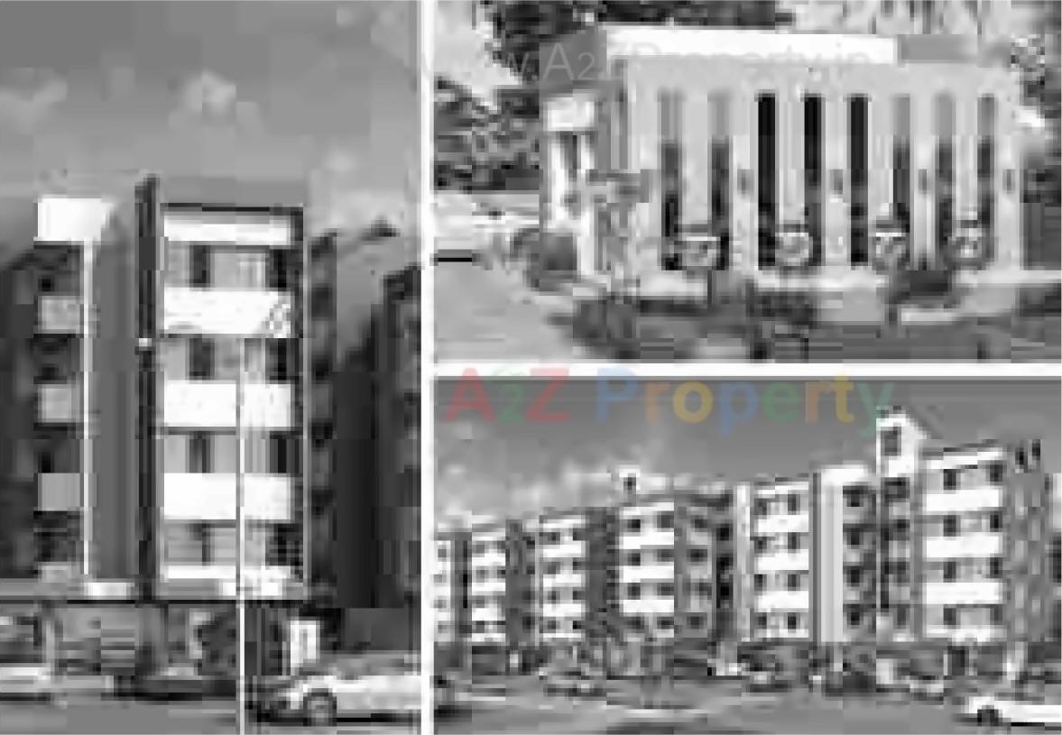 3D Elevation of real estate project Sahajanand Landmark located at Sayajipura, Vadodara, Gujarat