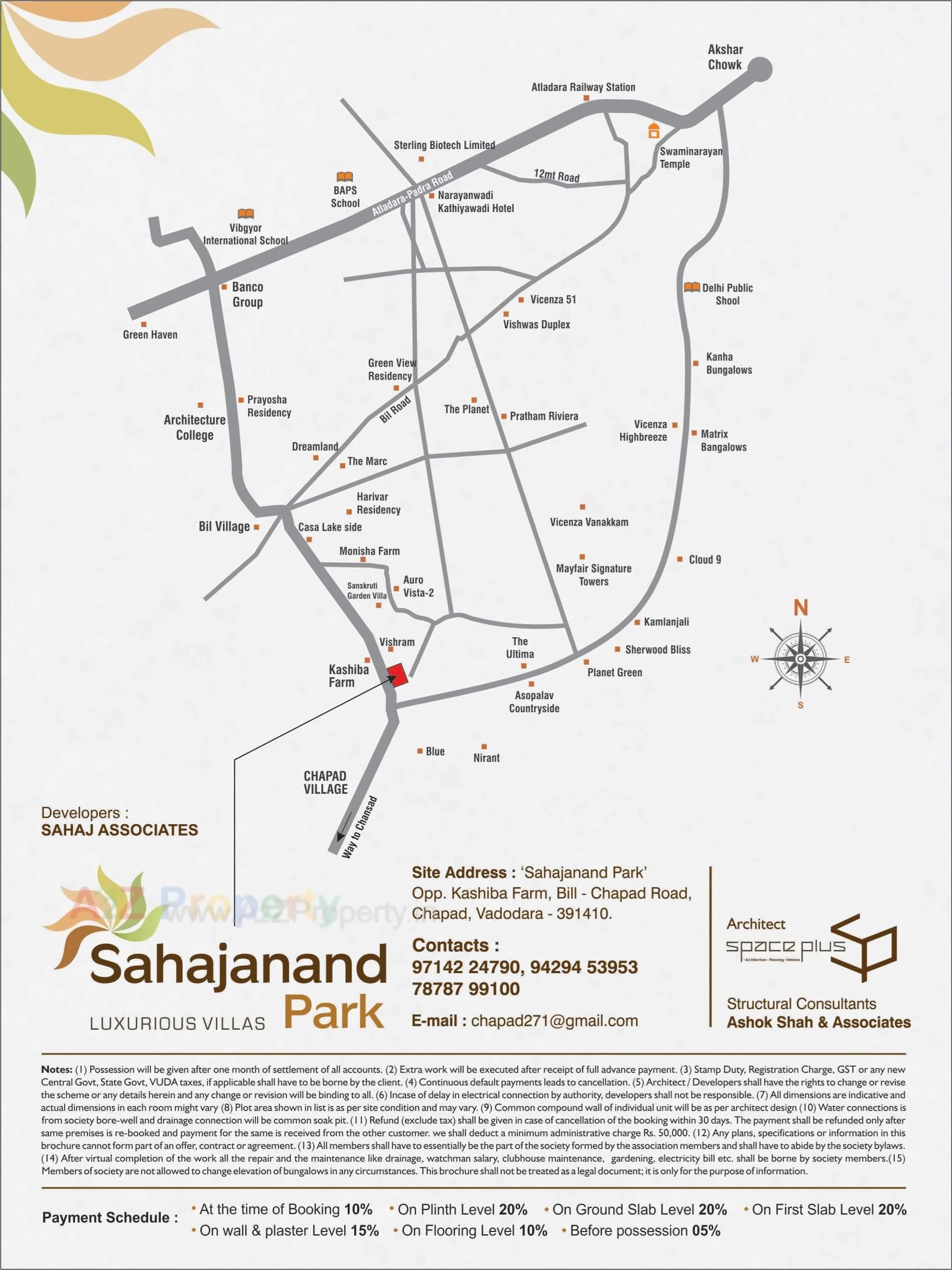  of real estate project Sahajanand Park located at Vadodara, Vadodara, Gujarat