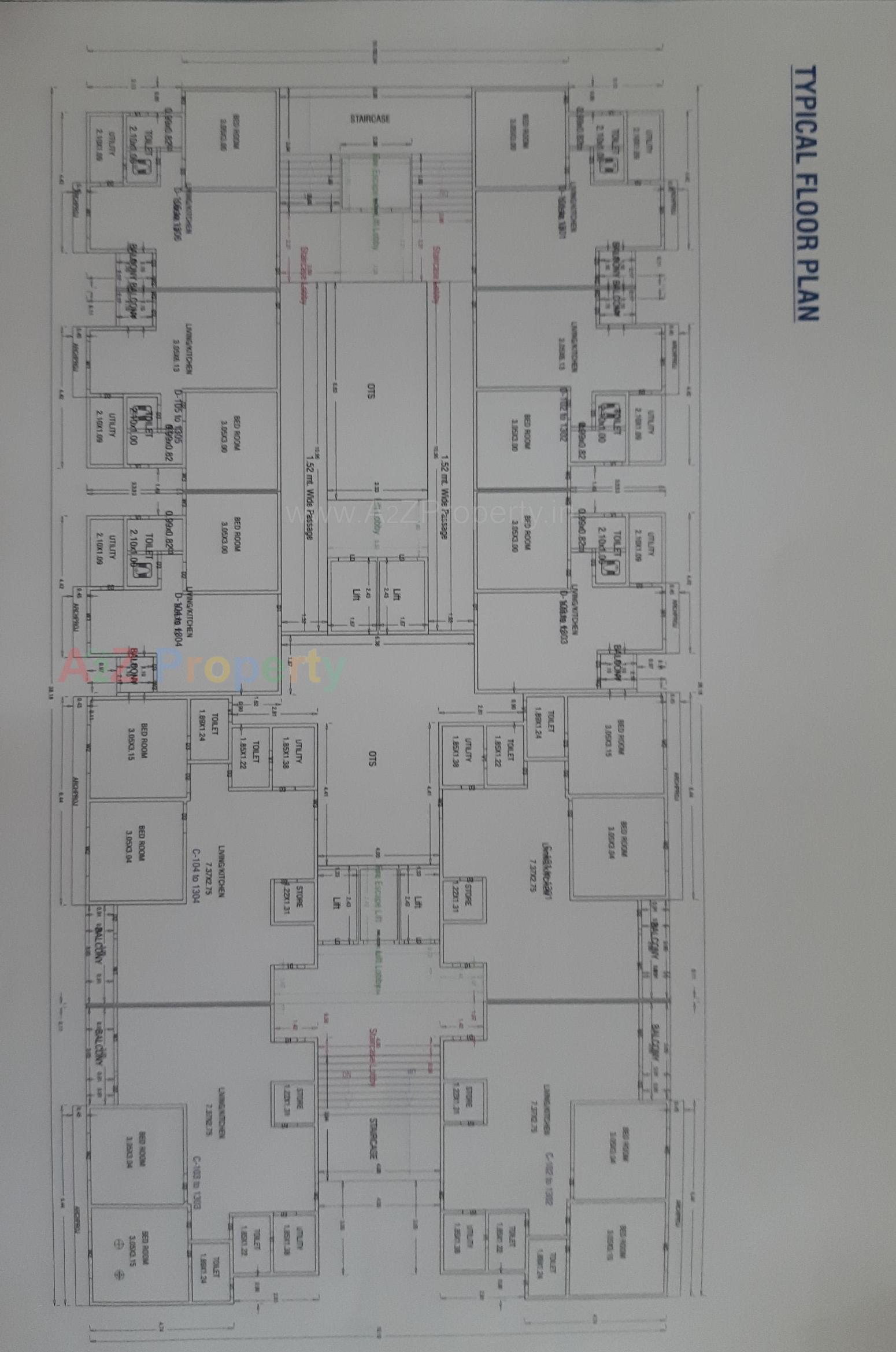 Layout of real estate project Sahitya Green located at Bapod, Vadodara, Gujarat