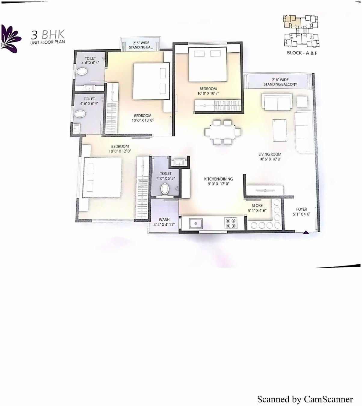 Layout of real estate project Sahjanand Iris located at Manjalpur, Vadodara, Gujarat