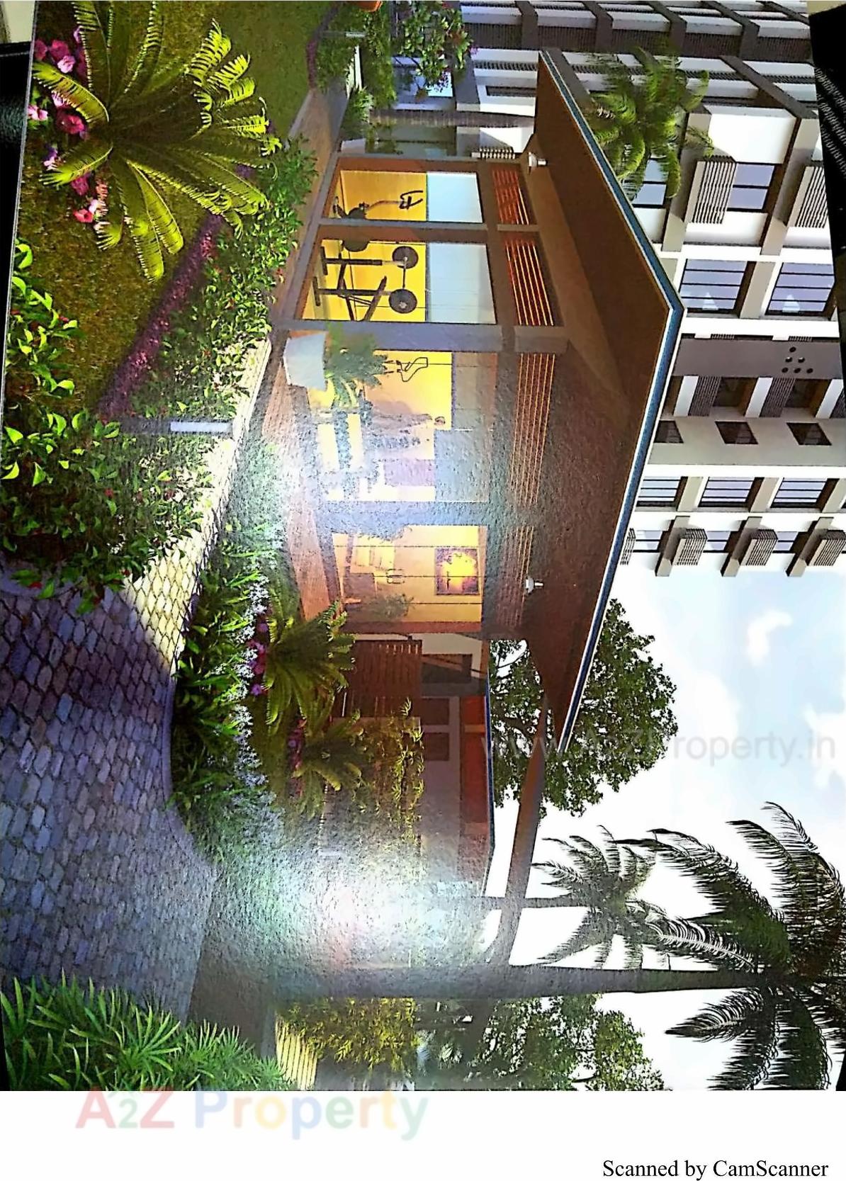 3D Elevation of real estate project Sahjanand Iris located at Manjalpur, Vadodara, Gujarat