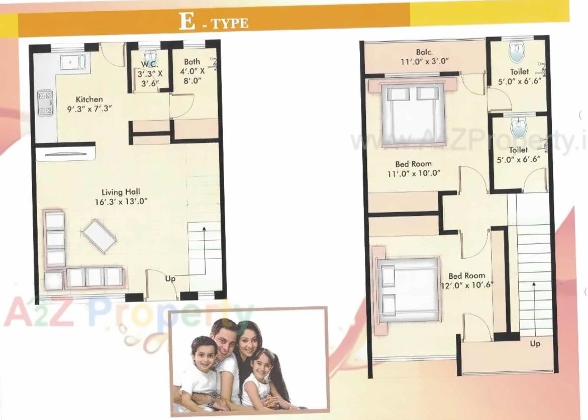 Layout of real estate project Sai Anant located at Makarpura, Vadodara, Gujarat