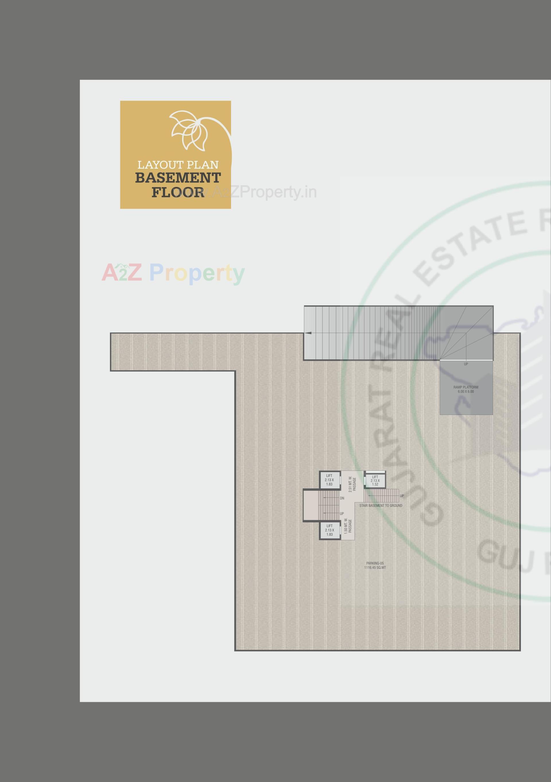 Layout of real estate project Sai Darshan Heights located at Sawad, Vadodara, Gujarat