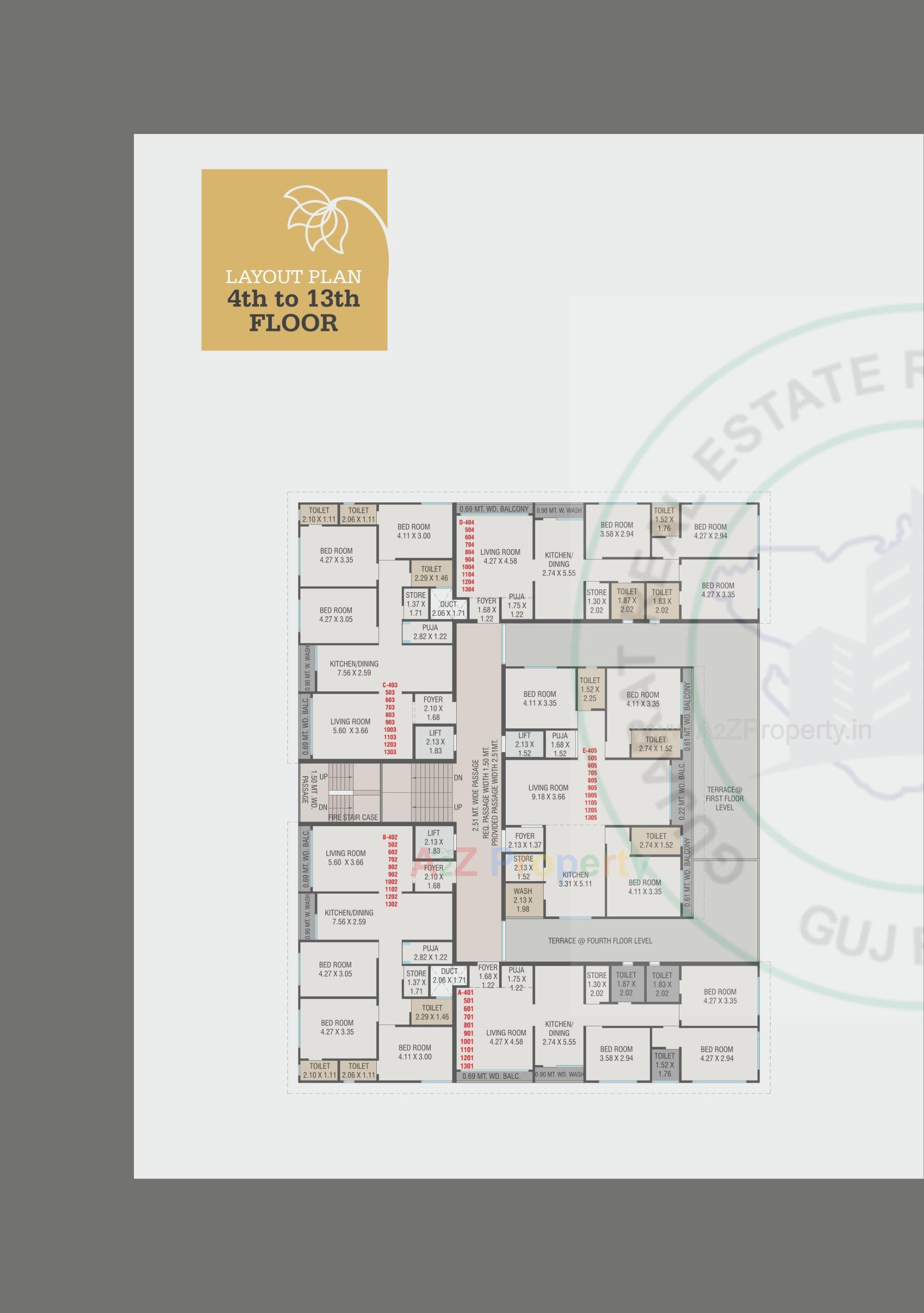 Layout of real estate project Sai Darshan Heights located at Sawad, Vadodara, Gujarat