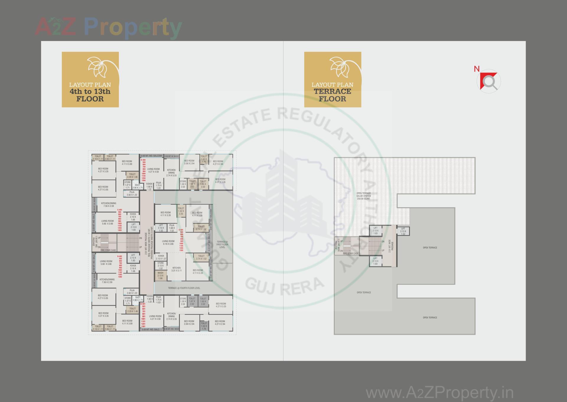 Layout of real estate project Sai Darshan Heights located at Sawad, Vadodara, Gujarat