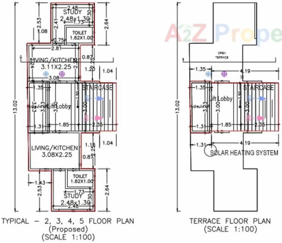 Layout of real estate project Sai Darshan located at Vadodara, Vadodara, Gujarat