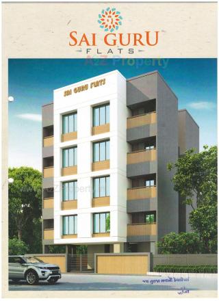 Elevation of real estate project Sai Guru Flats located at Kasba, Vadodara, Gujarat