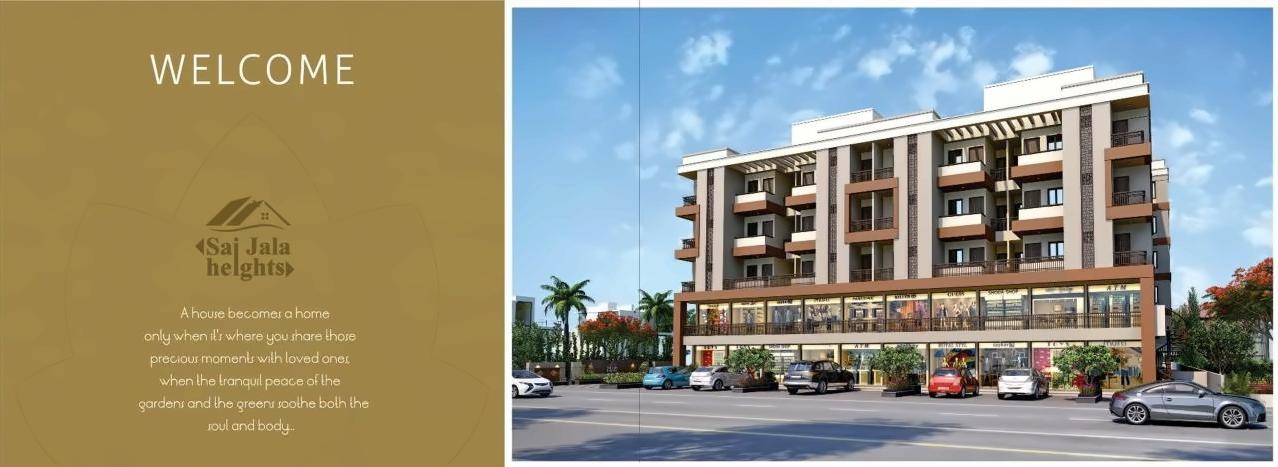 3D Elevation of real estate project Sai Jala Heights located at Kapurai, Vadodara, Gujarat