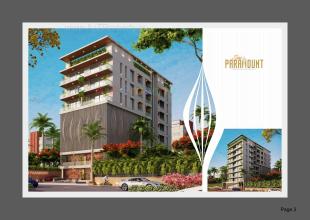 Elevation of real estate project Sai Paramount located at Sawad, Vadodara, Gujarat