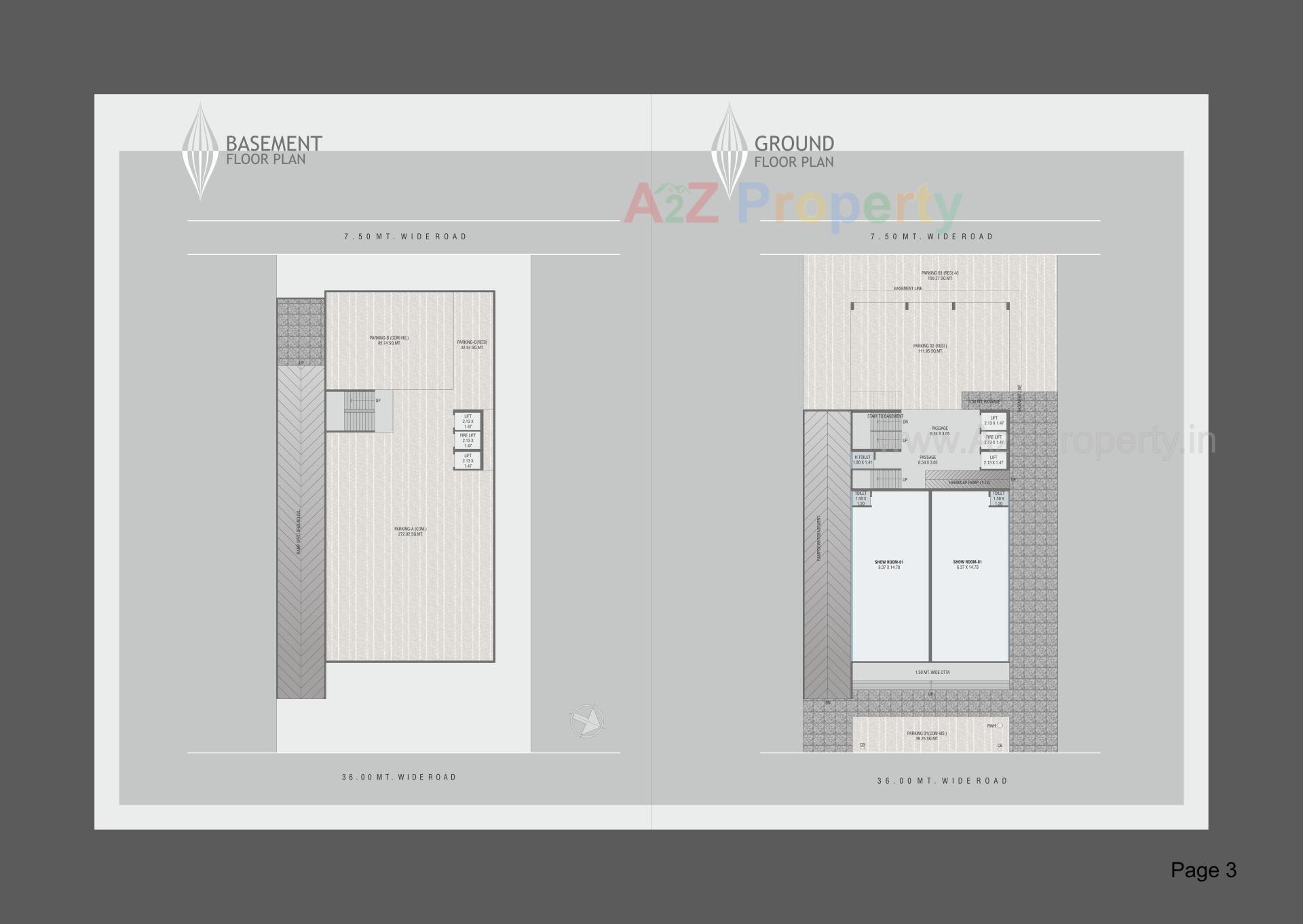 Layout of real estate project Sai Paramount located at Sawad, Vadodara, Gujarat