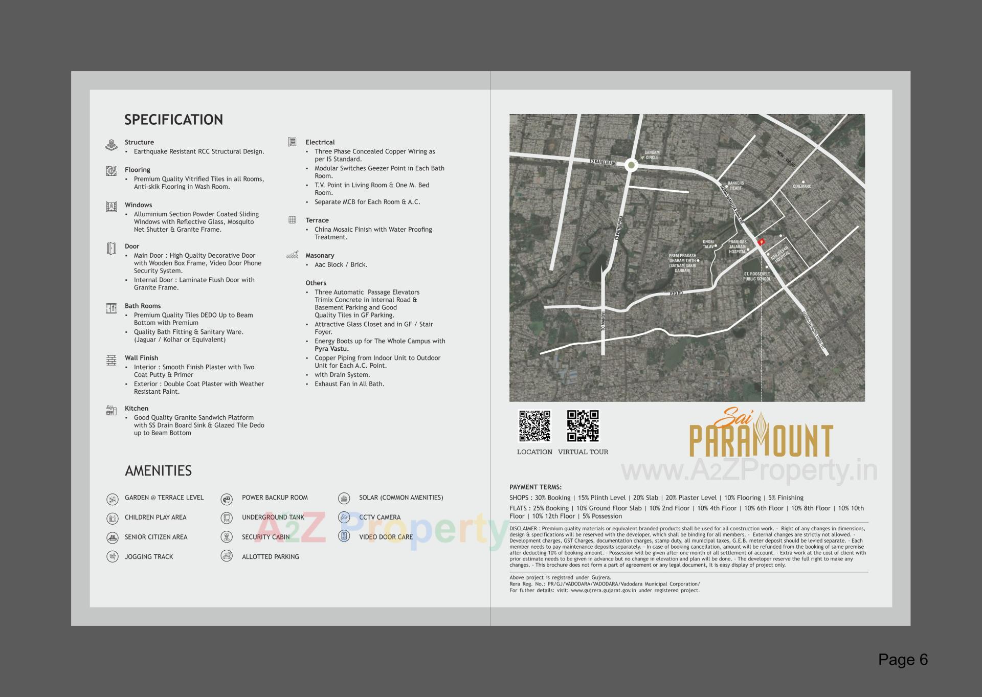  of real estate project Sai Paramount located at Sawad, Vadodara, Gujarat