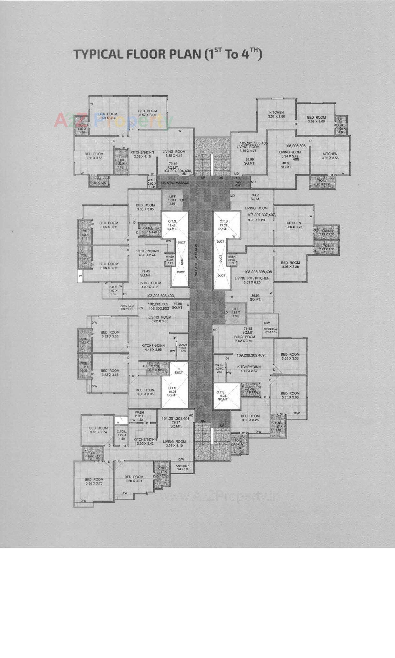 Layout of real estate project Sai Sahaj Residency located at Atladra, Vadodara, Gujarat