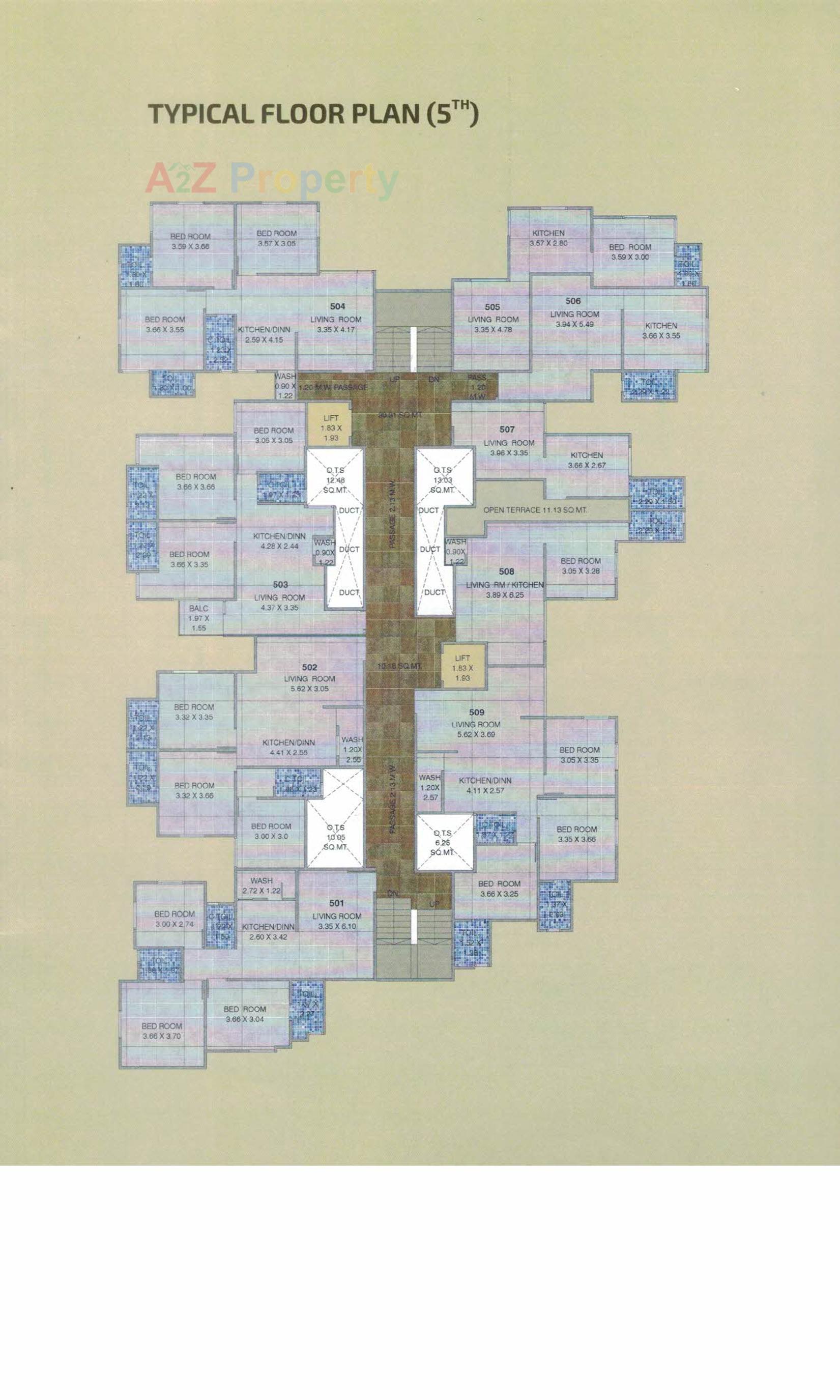 Layout of real estate project Sai Sahaj Residency located at Atladra, Vadodara, Gujarat