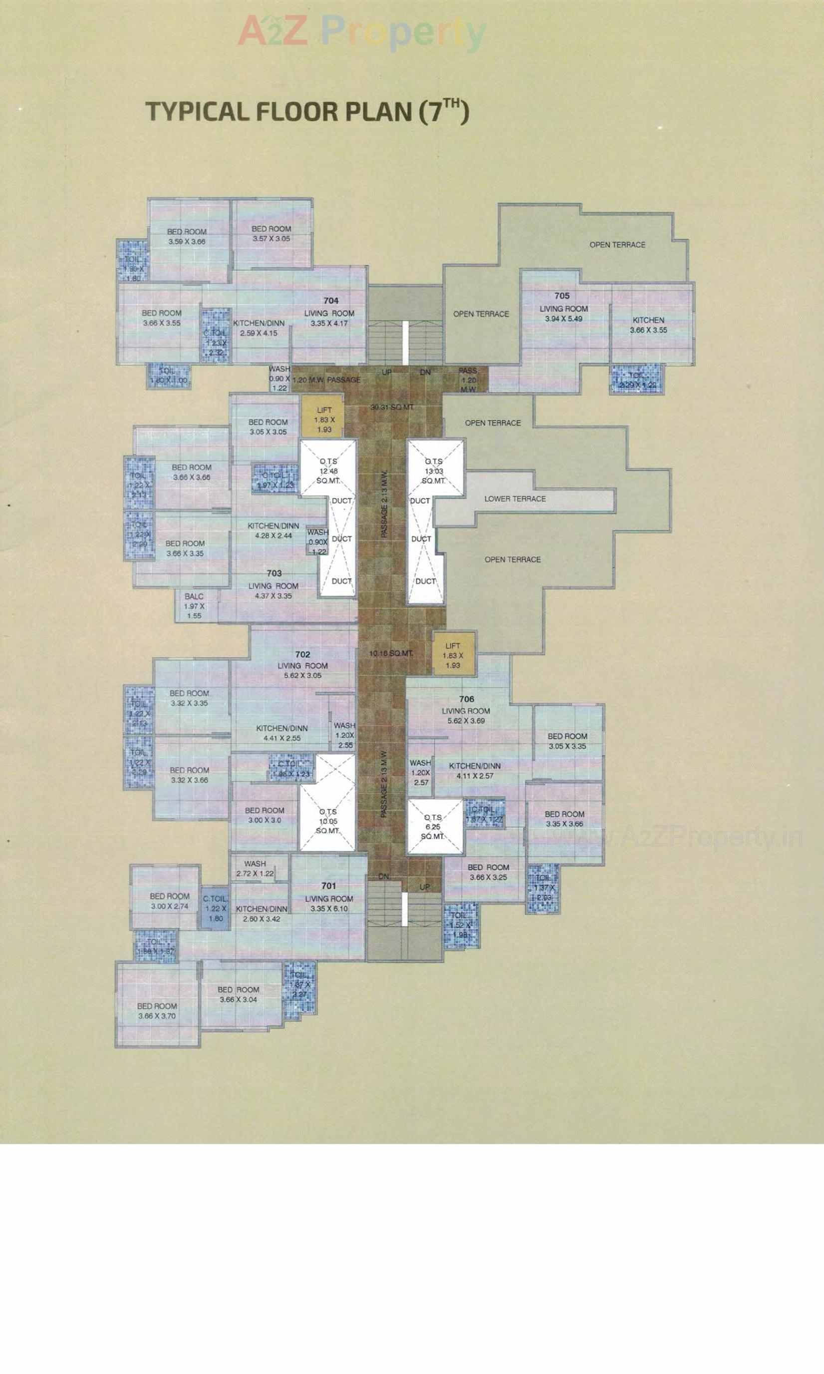 Layout of real estate project Sai Sahaj Residency located at Atladra, Vadodara, Gujarat