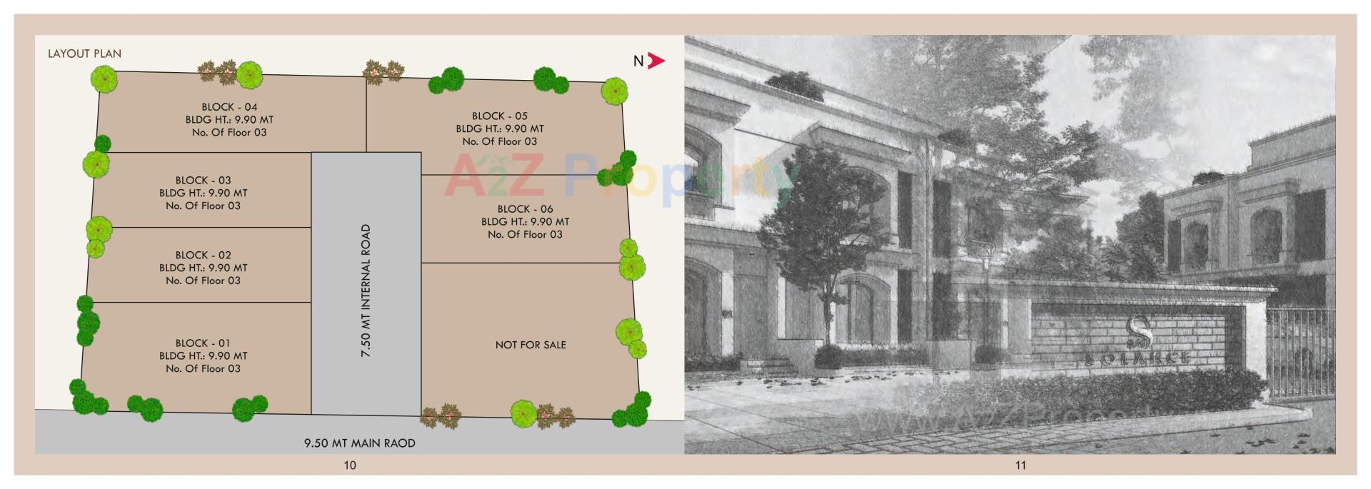  of real estate project Sai Solance located at Bhayli, Vadodara, Gujarat