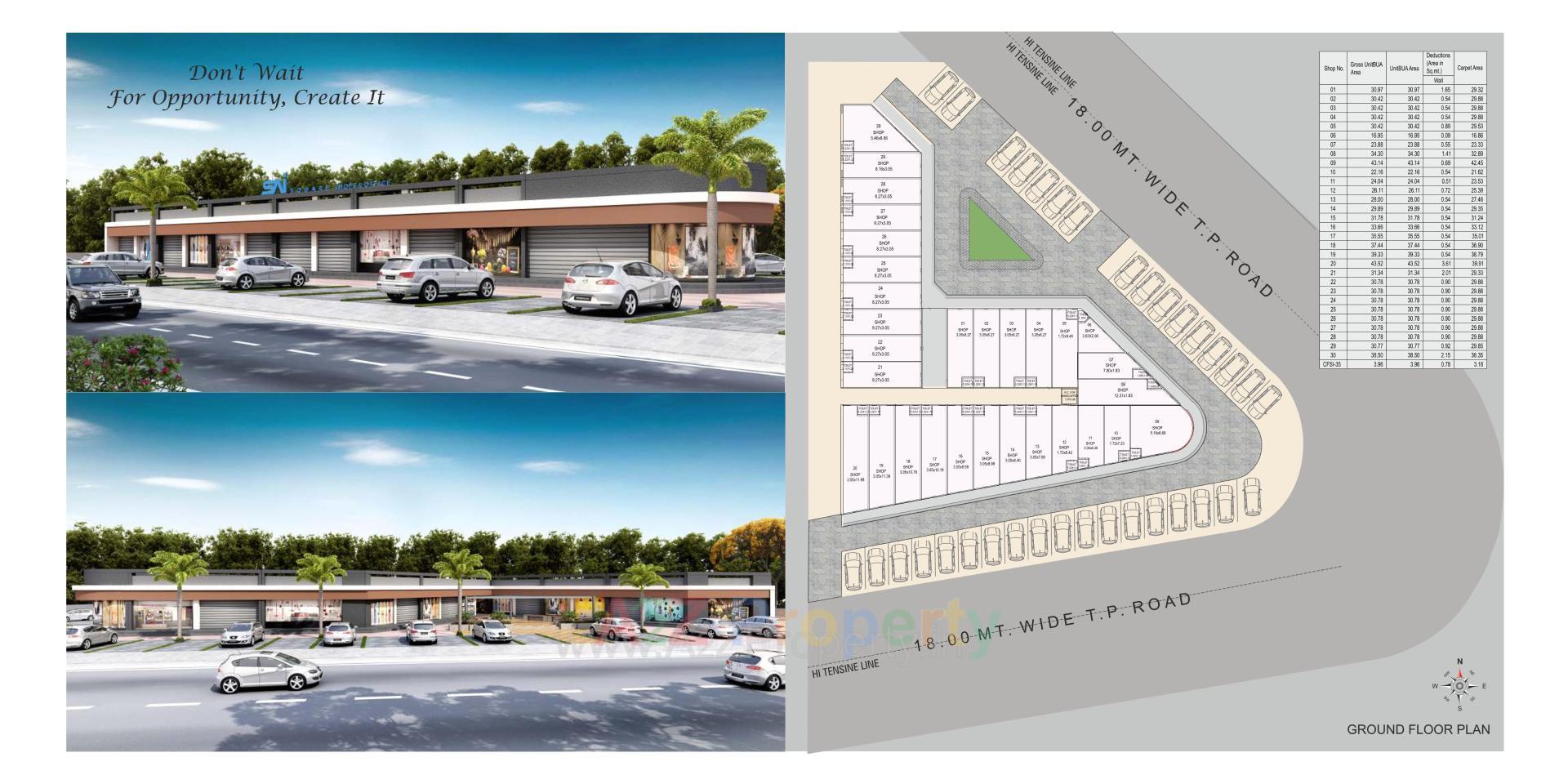  of real estate project Sai Square located at Kapurai, Vadodara, Gujarat