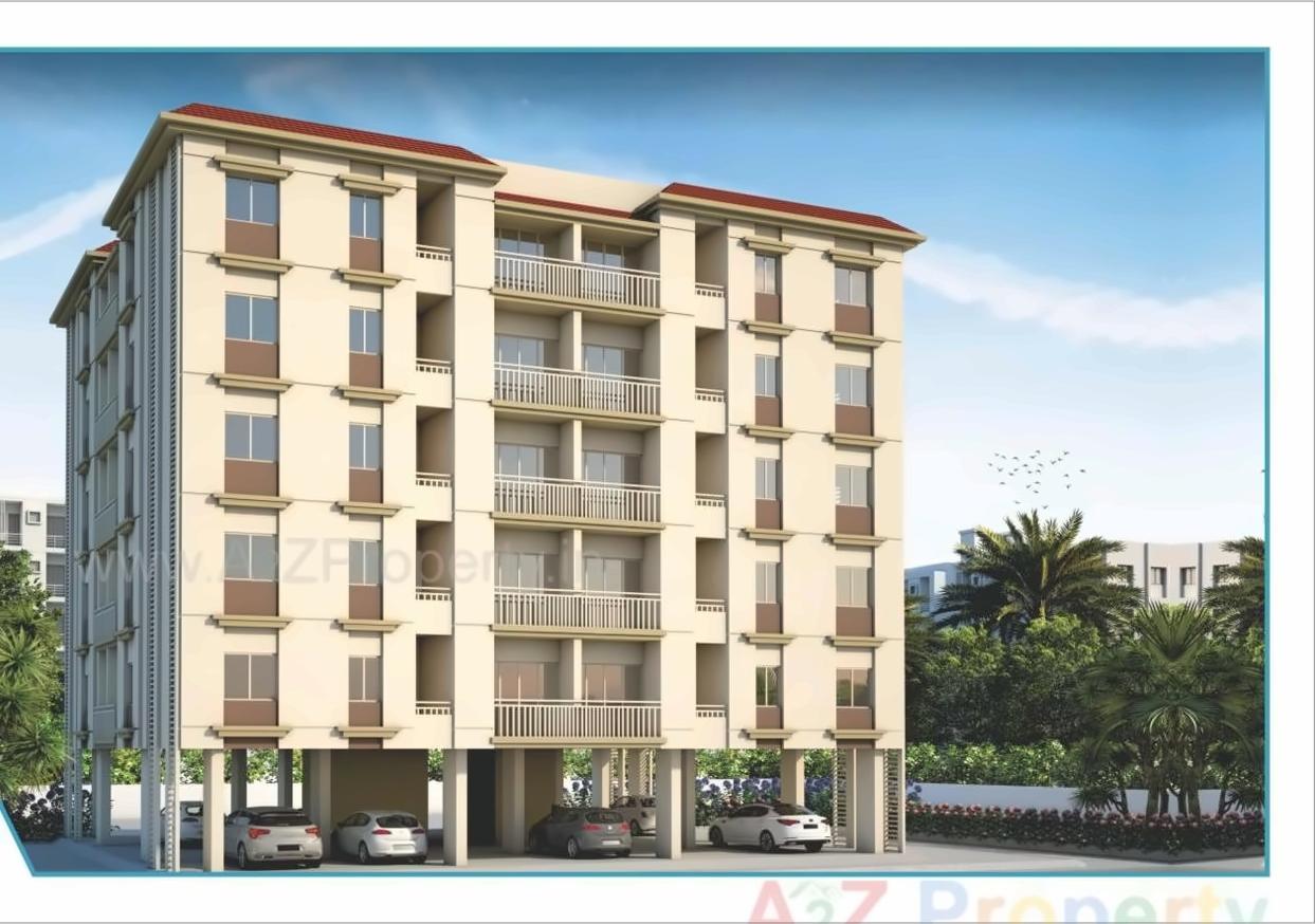 3D Elevation of real estate project Saket located at Savad, Vadodara, Gujarat