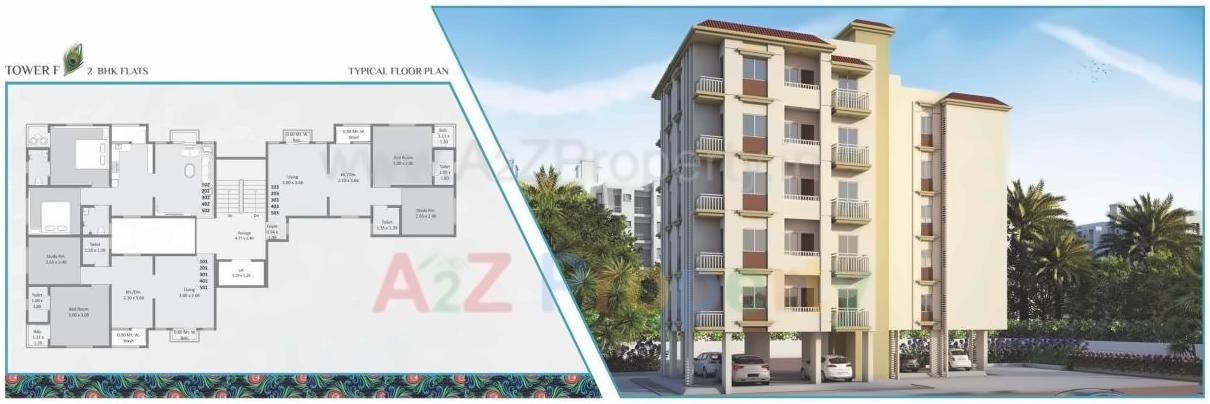 Layout of real estate project Saket located at Savad, Vadodara, Gujarat