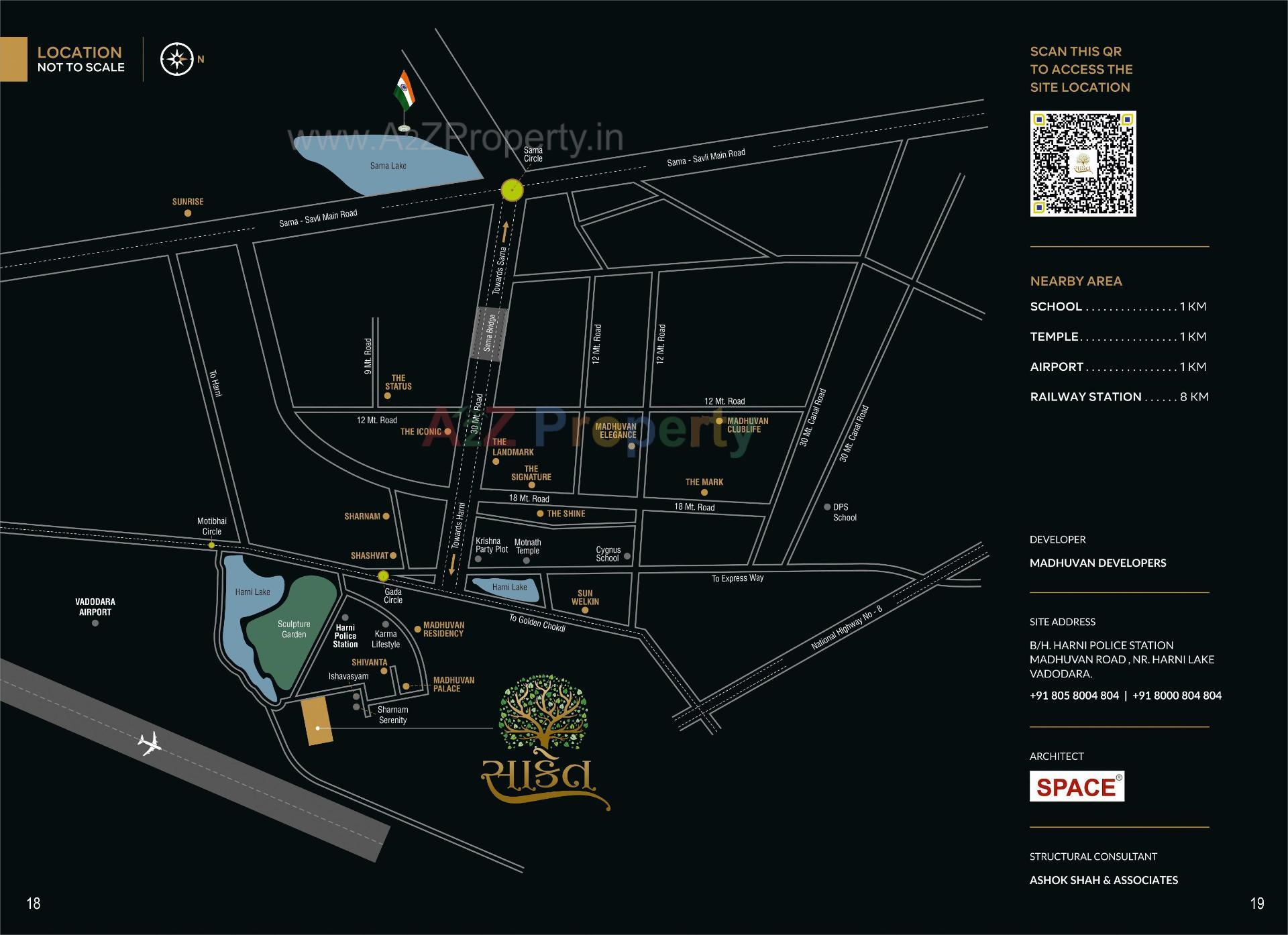  of real estate project Saket located at Harni, Vadodara, Gujarat