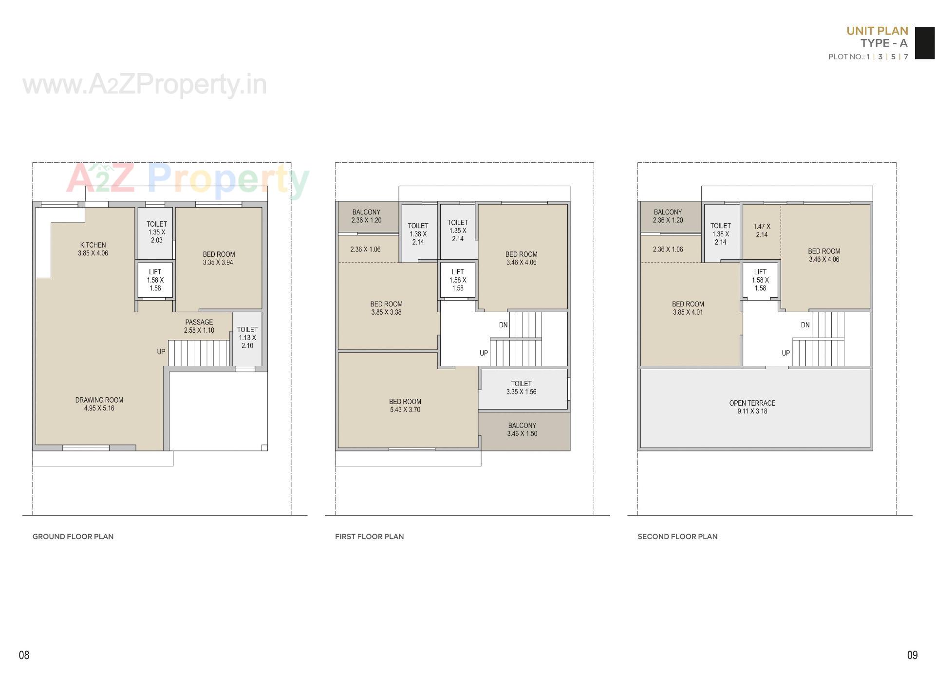 Layout of real estate project Saket located at Harni, Vadodara, Gujarat