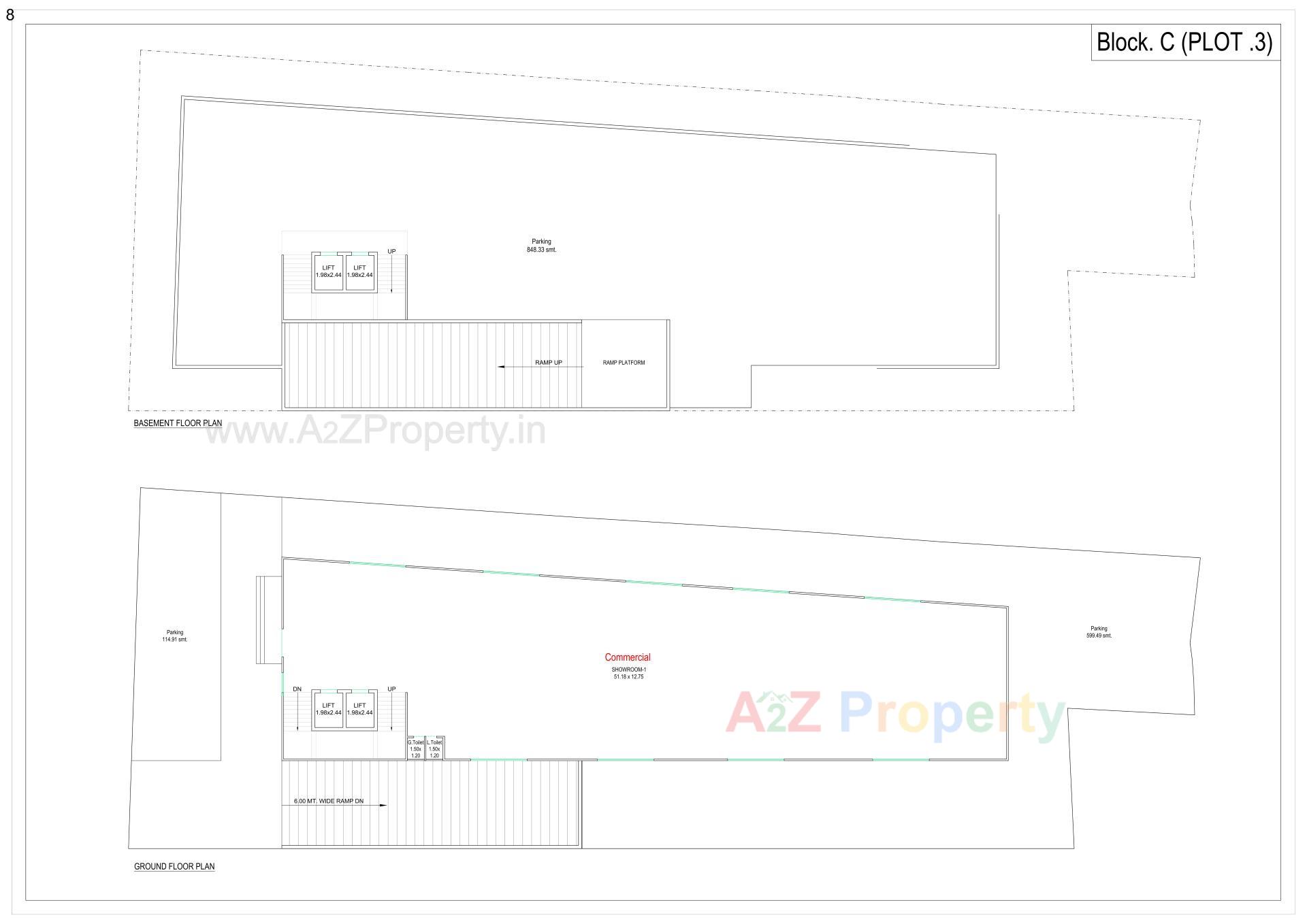 Layout of real estate project Samanvay Campus located at V-kasba, Vadodara, Gujarat