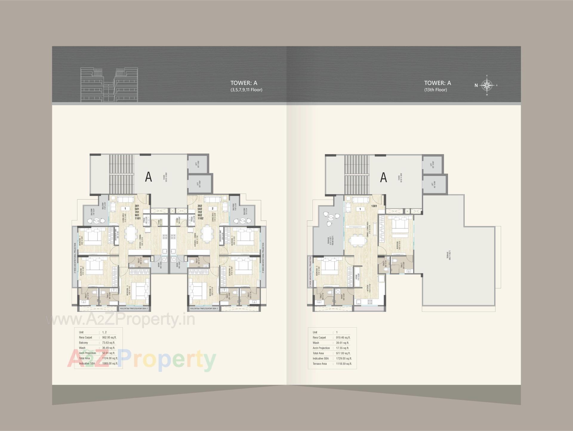 Layout of real estate project Samanvay North Park located at Ankodiya, Vadodara, Gujarat