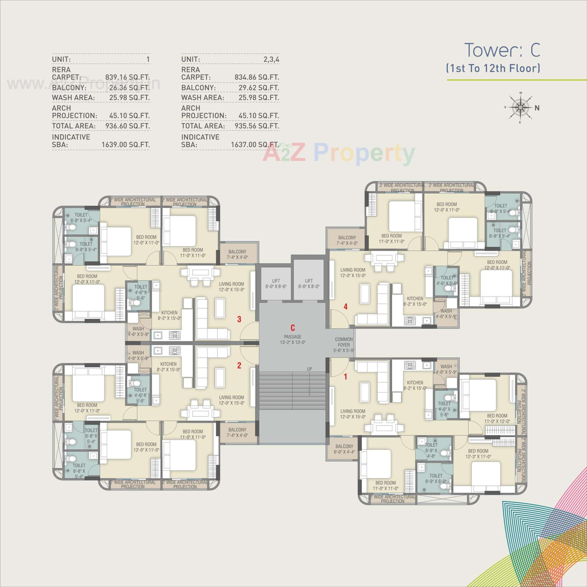 Layout of real estate project Samanvay Saatvik located at Kalali, Vadodara, Gujarat