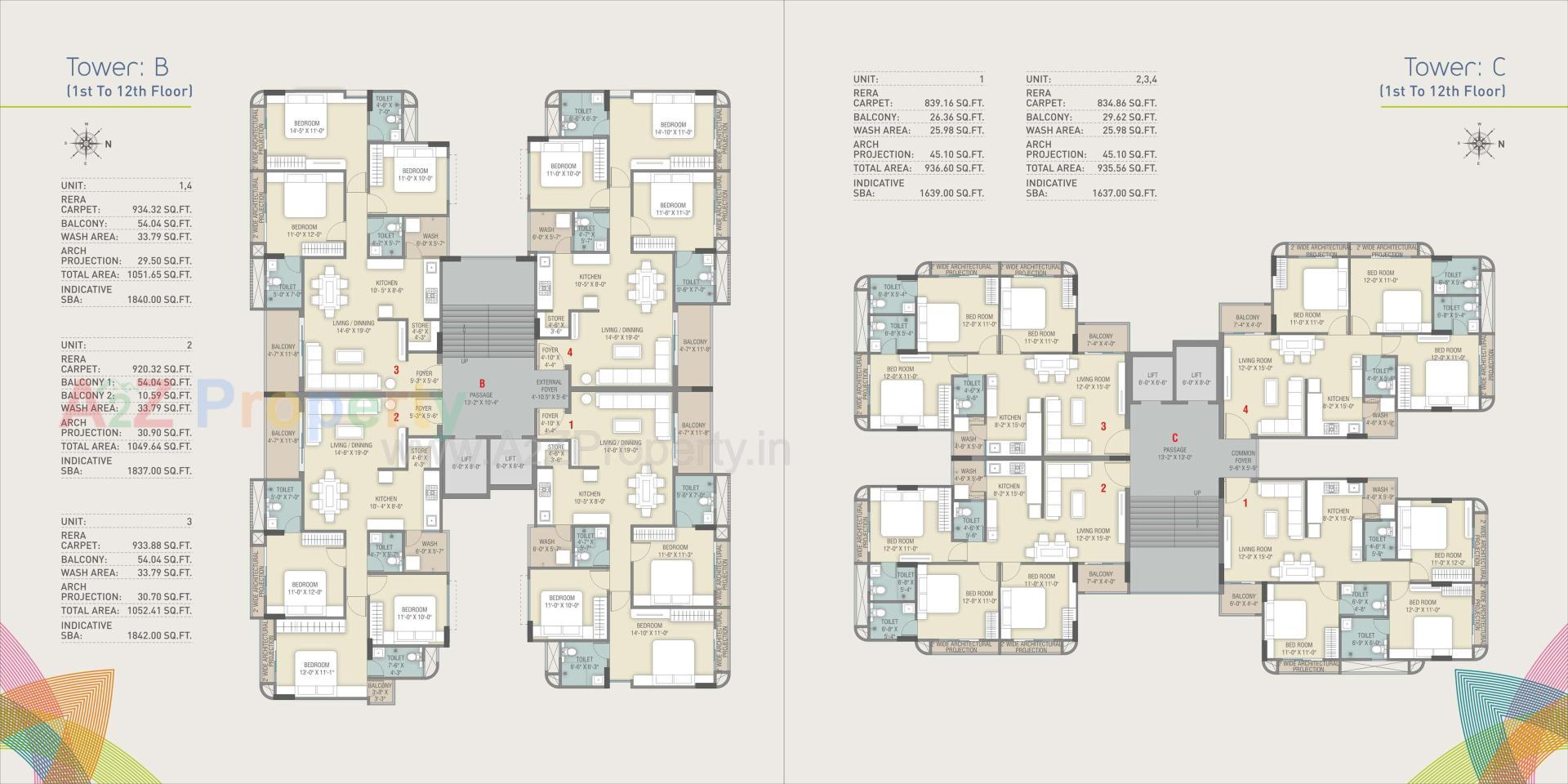 Layout of real estate project Samanvay Saatvik located at Kalali, Vadodara, Gujarat