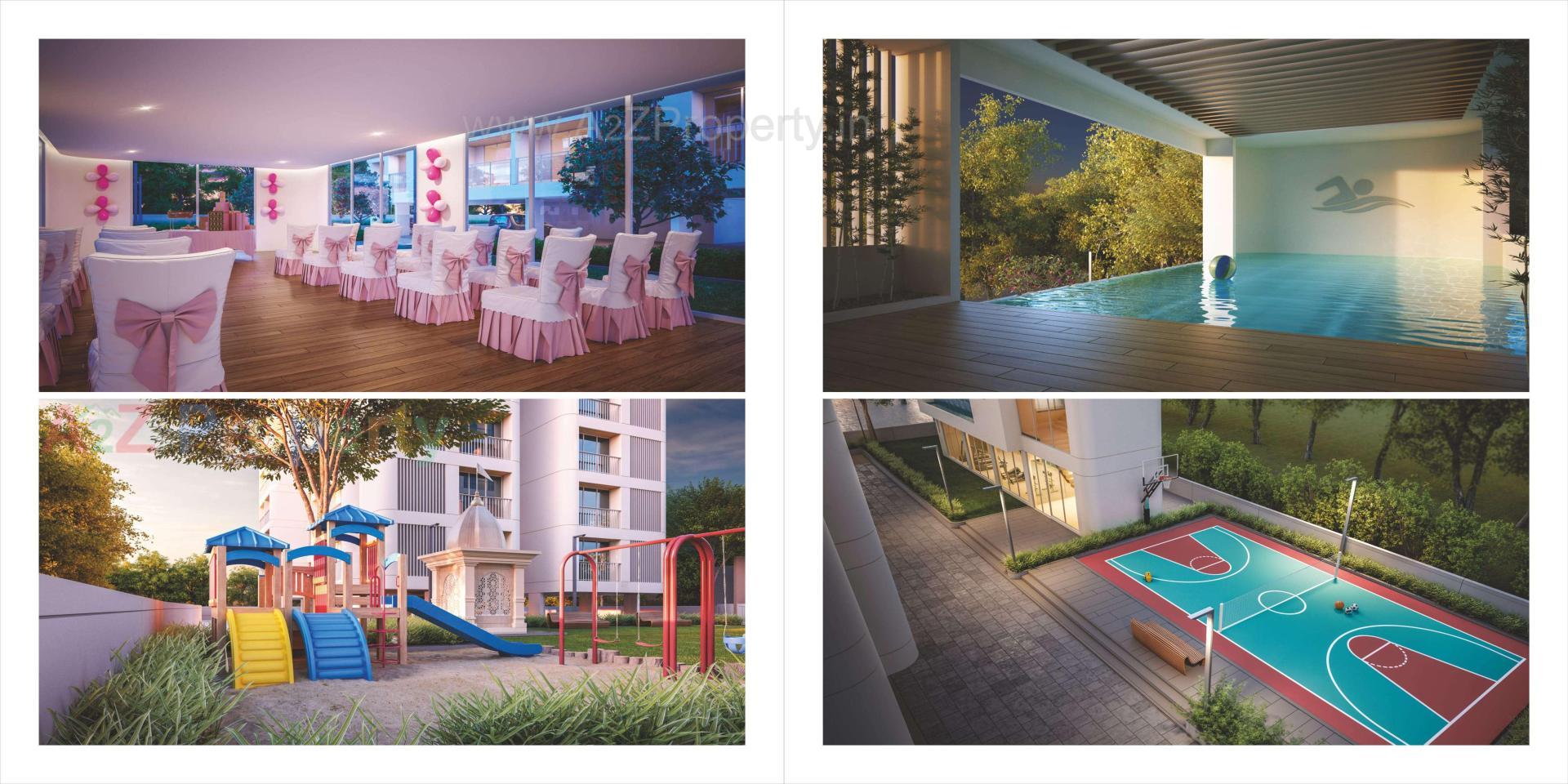 3D Elevation of real estate project Samanvay Saatvik located at Kalali, Vadodara, Gujarat