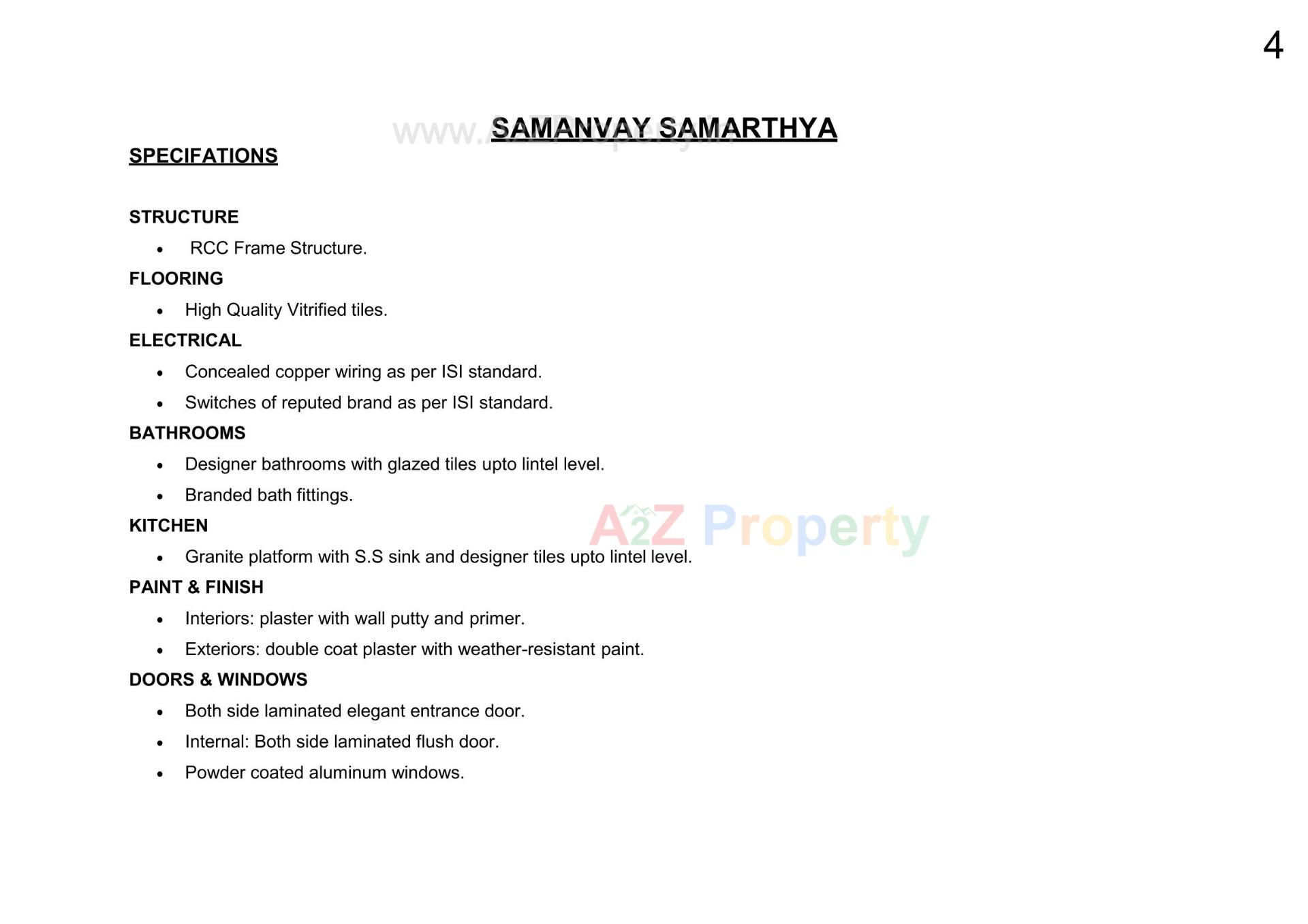 of real estate project Samanvay Samarthya located at Kalali, Vadodara, Gujarat