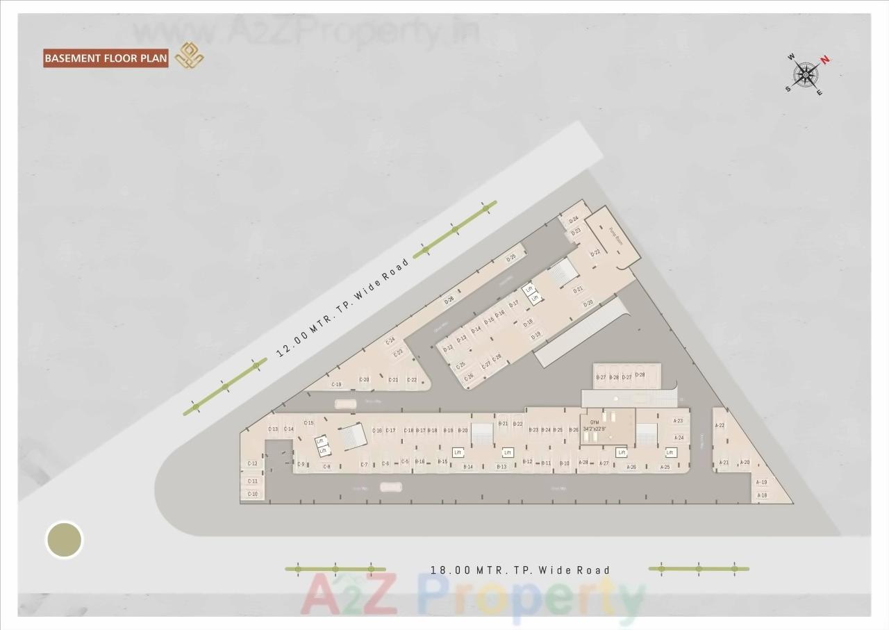 Layout of real estate project Samanvay Samipya located at Vadodara, Vadodara, Gujarat