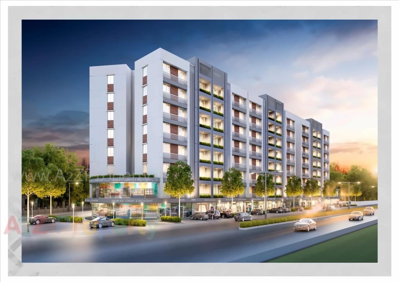 3D Elevation of real estate project Samanvay Samipya located at Vadodara, Vadodara, Gujarat