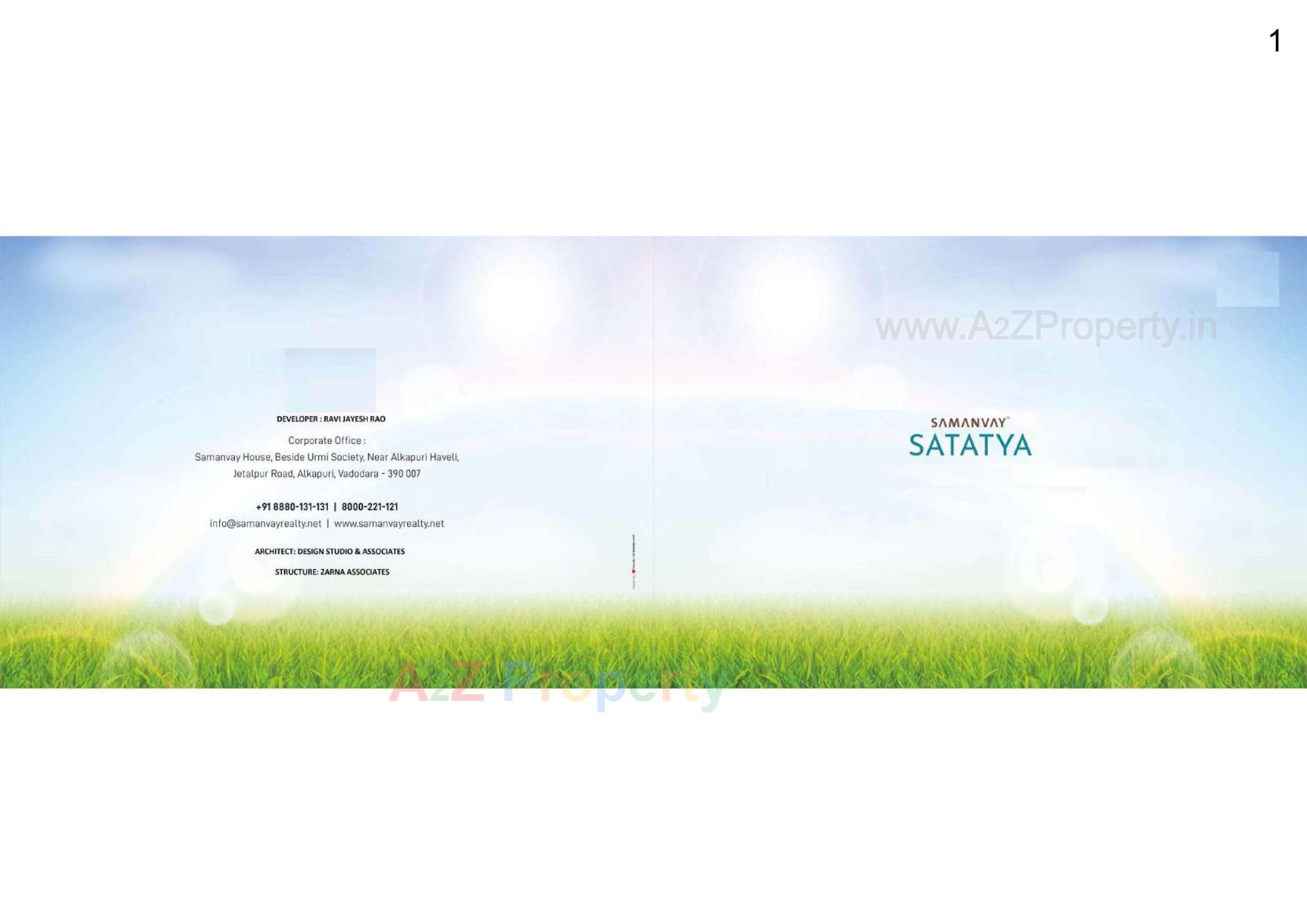  of real estate project Samanvay Satatya located at Kalali, Vadodara, Gujarat