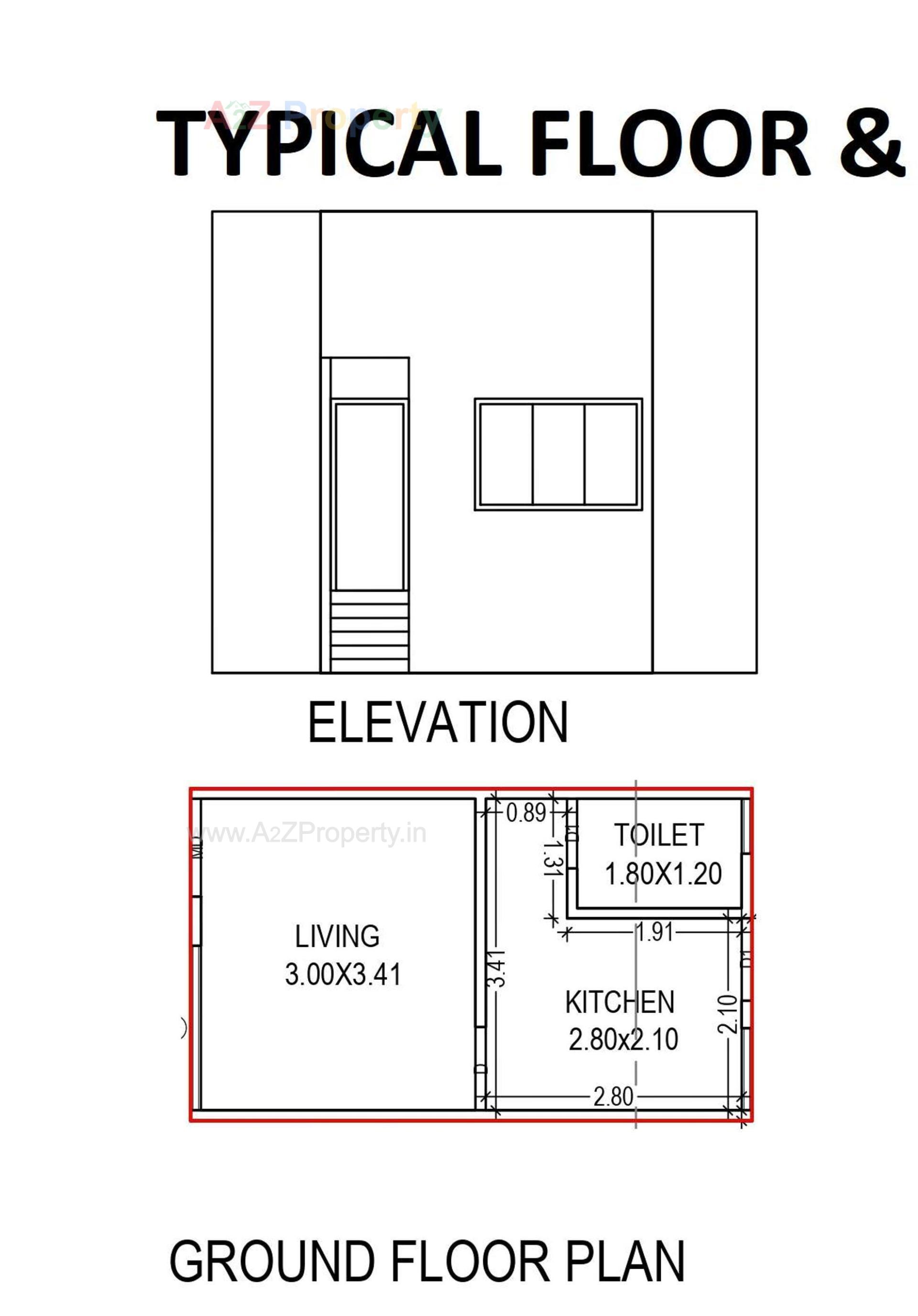 Layout of real estate project Samanvay Satatya located at Kalali, Vadodara, Gujarat