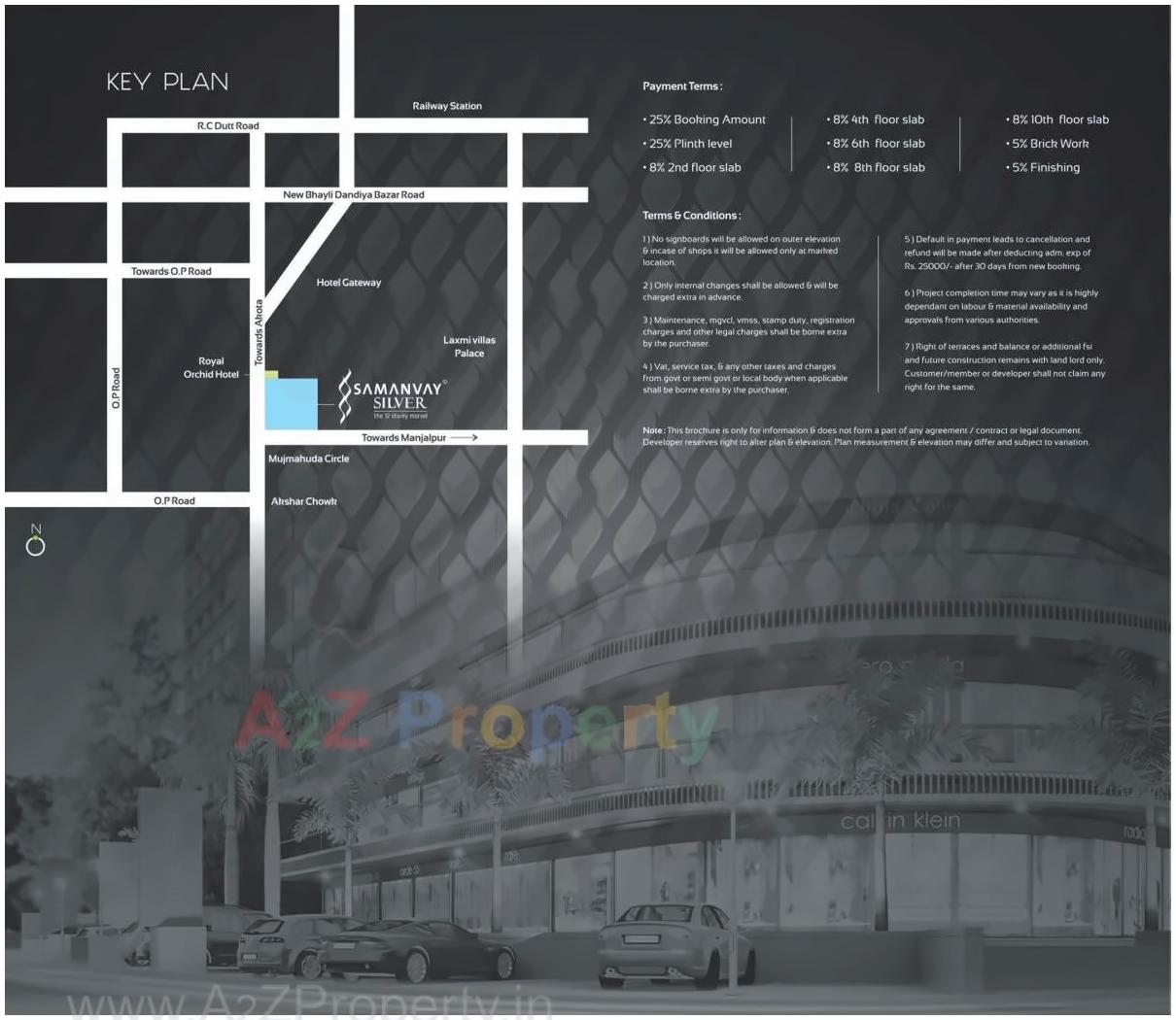  of real estate project Samanvay Silver located at Akota, Vadodara, Gujarat