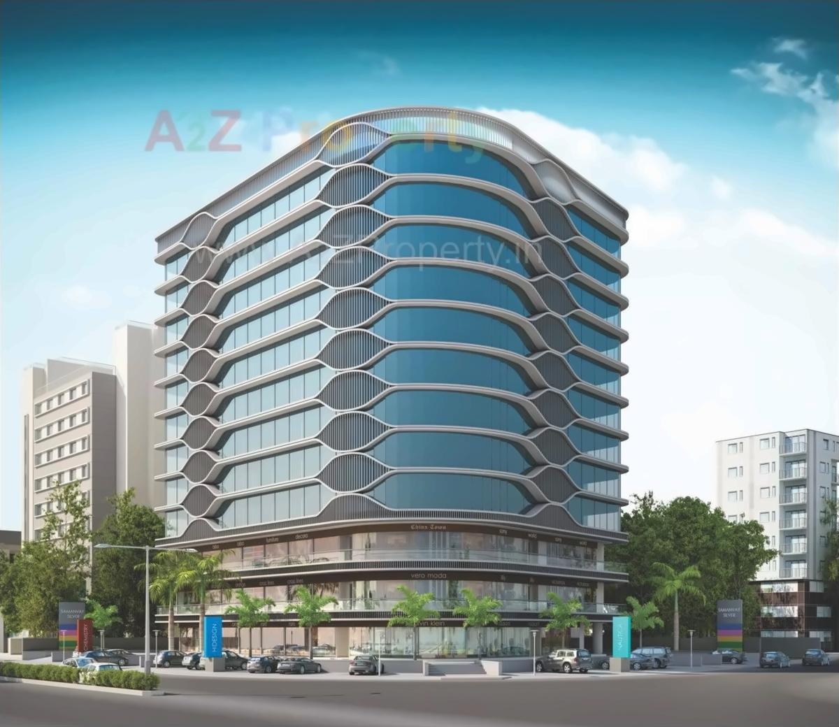 3D Elevation of real estate project Samanvay Silver located at Akota, Vadodara, Gujarat