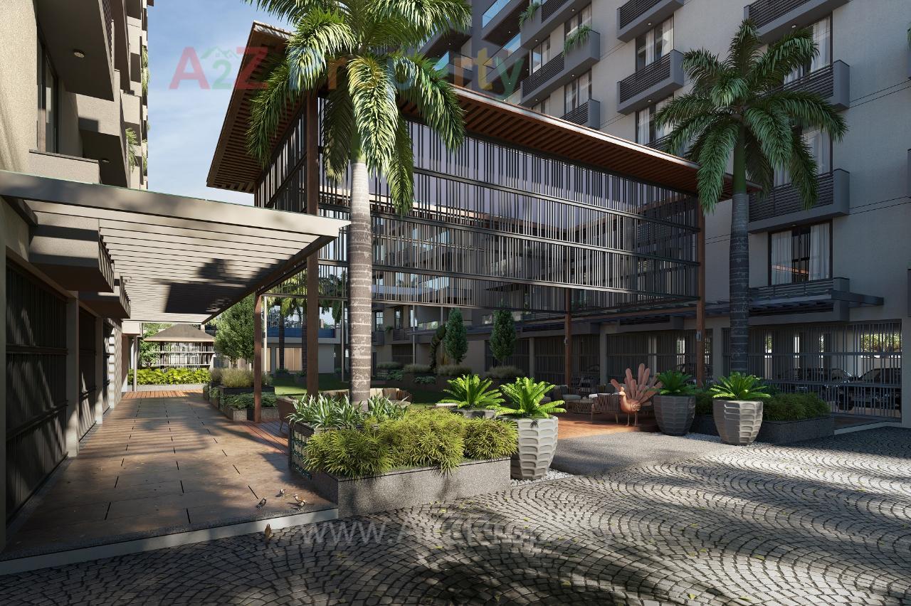 3D Elevation of real estate project Samanvay Solitaire located at Bhayli, Vadodara, Gujarat