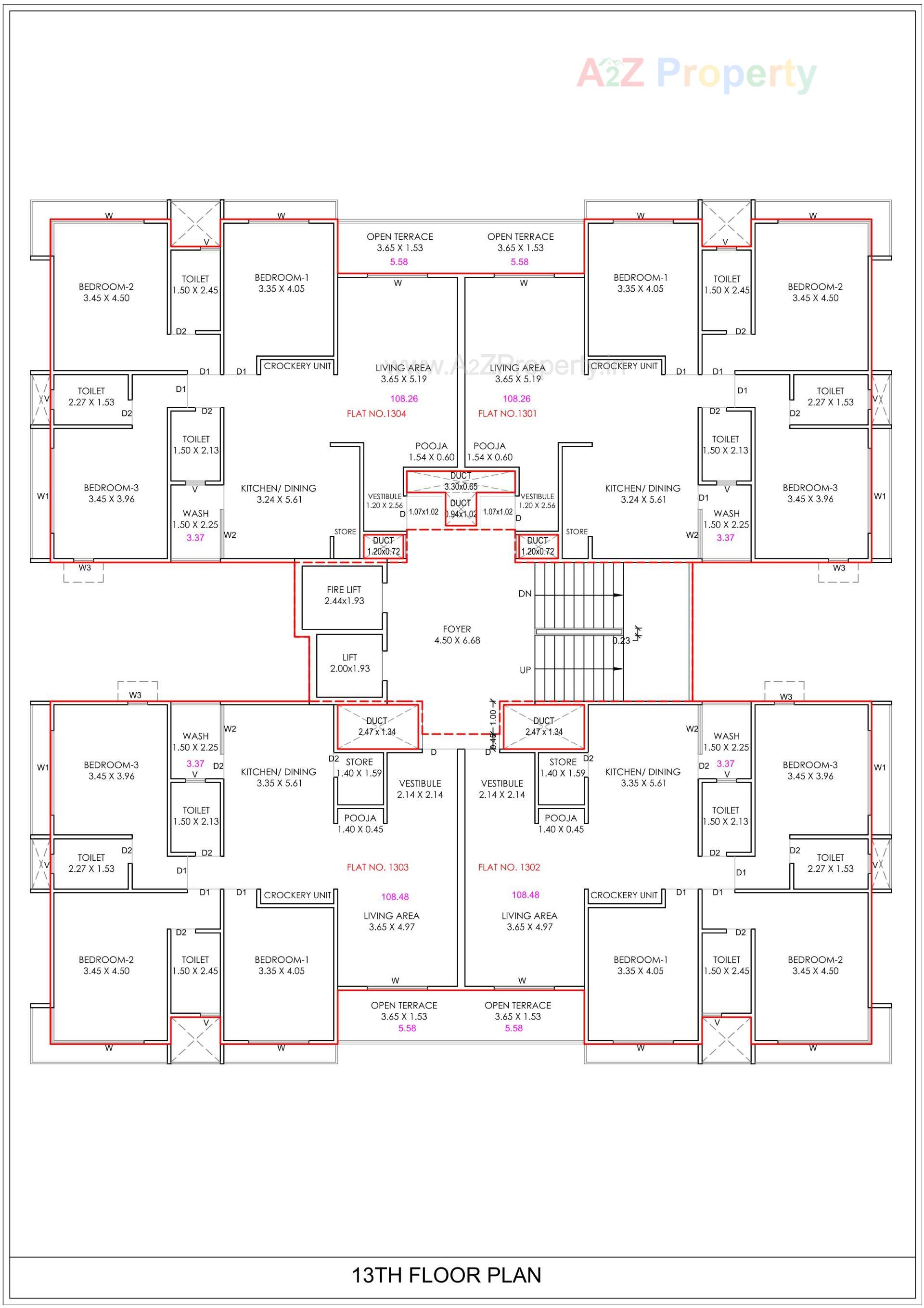Layout of real estate project Samanvay South Park located at Ankodiya, Vadodara, Gujarat